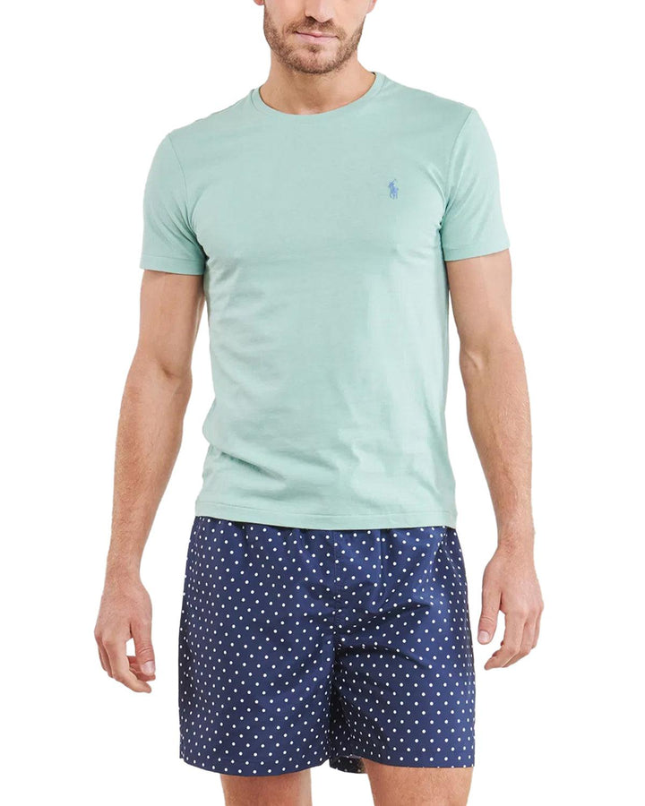 RALPH LAUREN MENS CUSTOM SLIM FIT T-SHIRT CELADON GREEN-Designer Outlet Sales