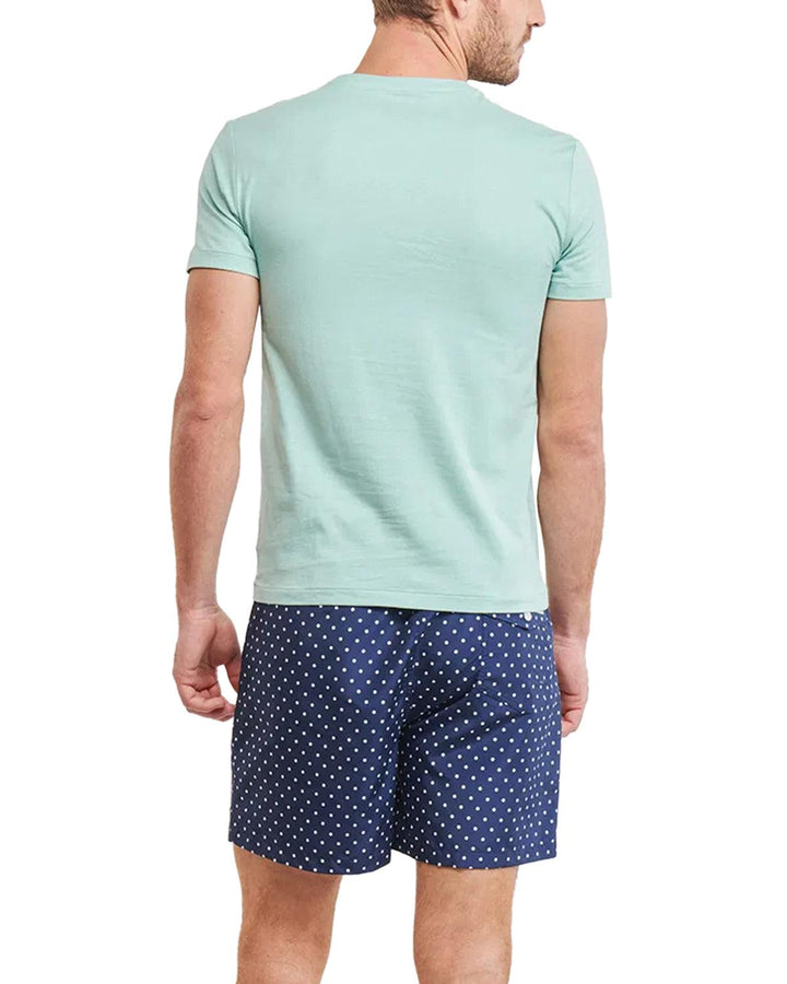 RALPH LAUREN MENS CUSTOM SLIM FIT T-SHIRT CELADON GREEN-Designer Outlet Sales