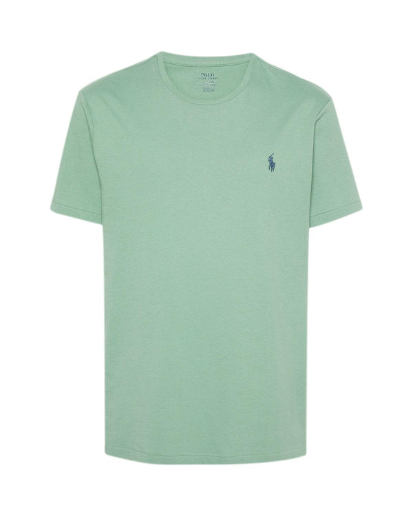 RALPH LAUREN MENS CUSTOM SLIM FIT T-SHIRT FADED MINT-Designer Outlet Sales