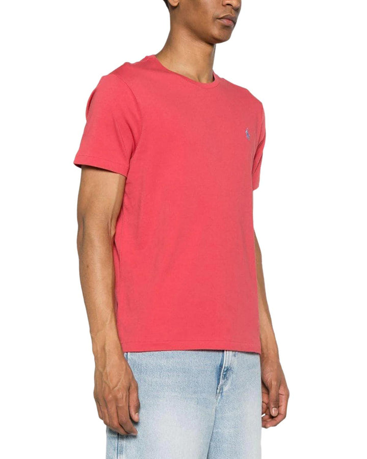 RALPH LAUREN MENS CUSTOM SLIM FIT T-SHIRT NANTUCKET RED-Designer Outlet Sales