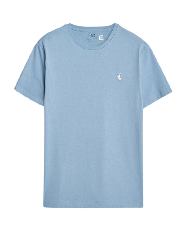 RALPH LAUREN MENS CUSTOM SLIM FIT T-SHIRT VESSEL BLUE-Designer Outlet Sales