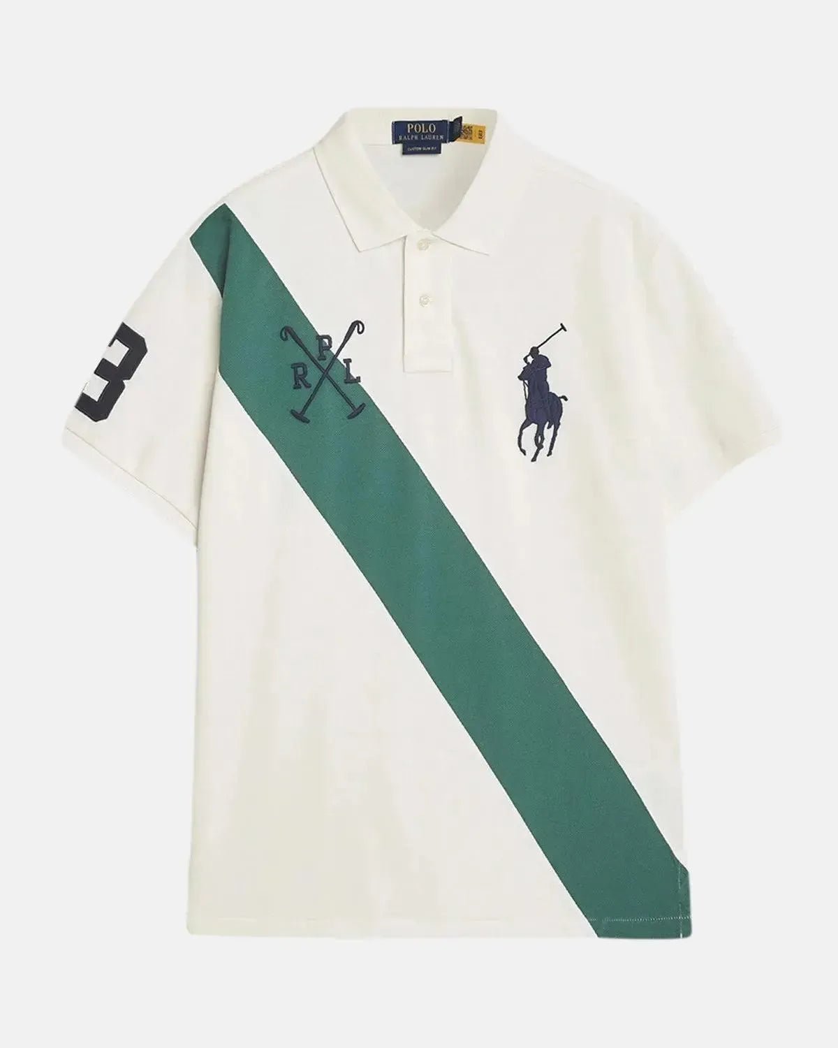 RALPH LAUREN MENS CUSTOM SLIM FIT TEAM COLOURS POLO SHIRT NEVIS WASHED FOREST – RALPH-LAUREN-710978080-001-M | Studio DOS by Designer Outlet Sales