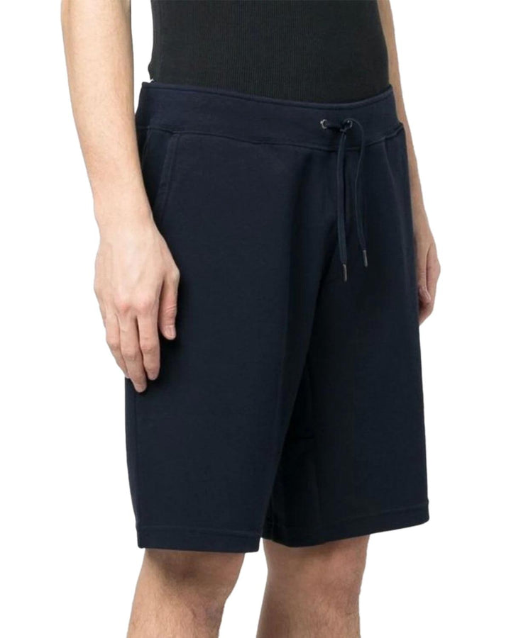 RALPH LAUREN MENS DOUBLE KNIT FLEECE SHORTS NAVY-Designer Outlet Sales