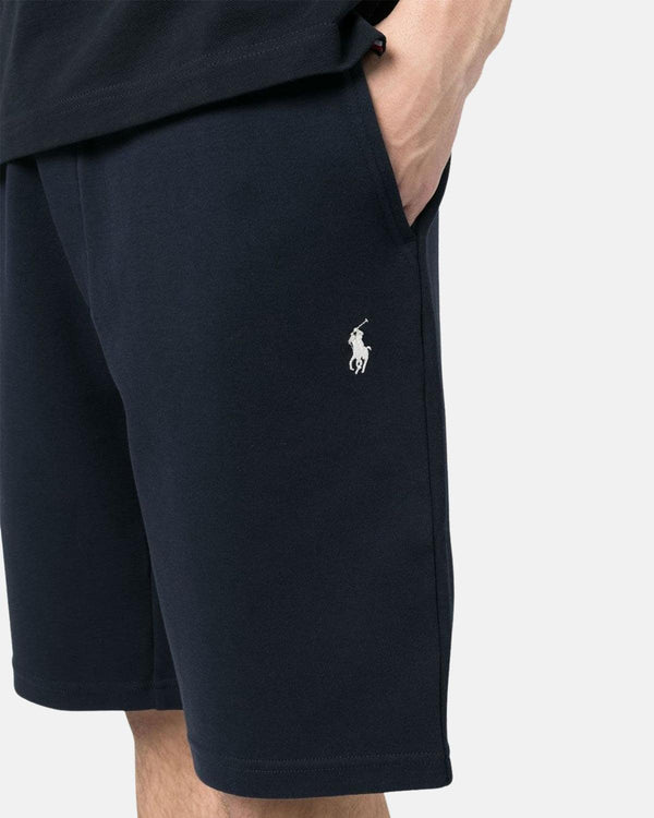 RALPH LAUREN MENS DOUBLE KNIT FLEECE SHORTS NAVY – DESIGNER OUTLET