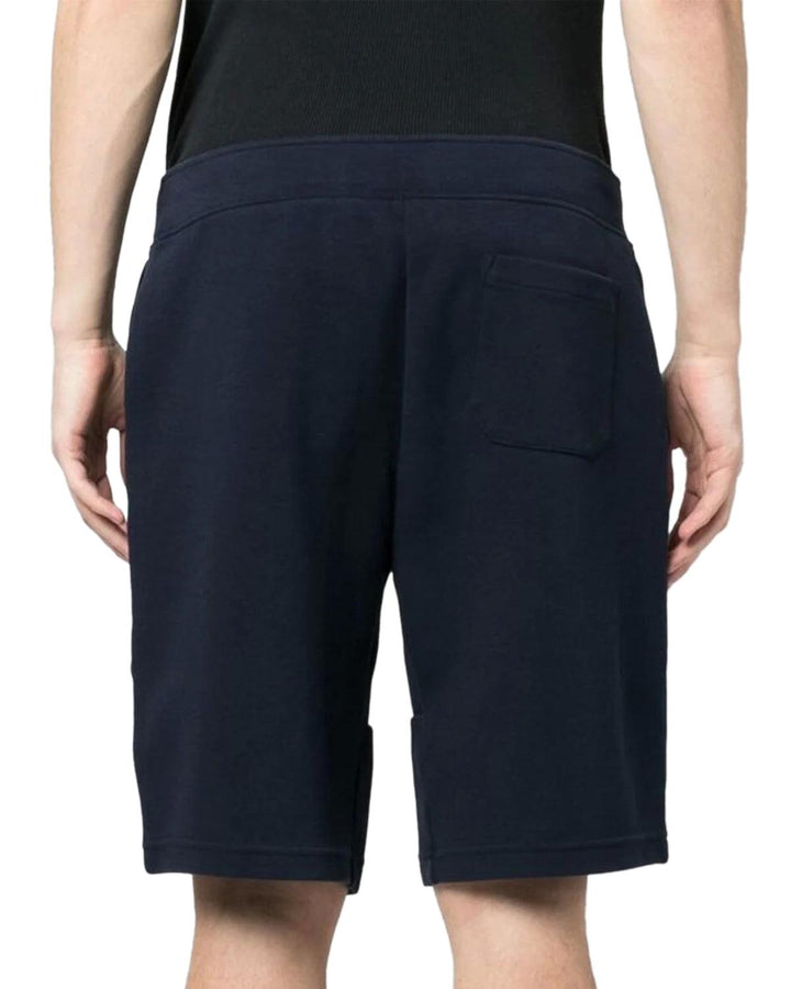 RALPH LAUREN MENS DOUBLE KNIT FLEECE SHORTS NAVY-Designer Outlet Sales