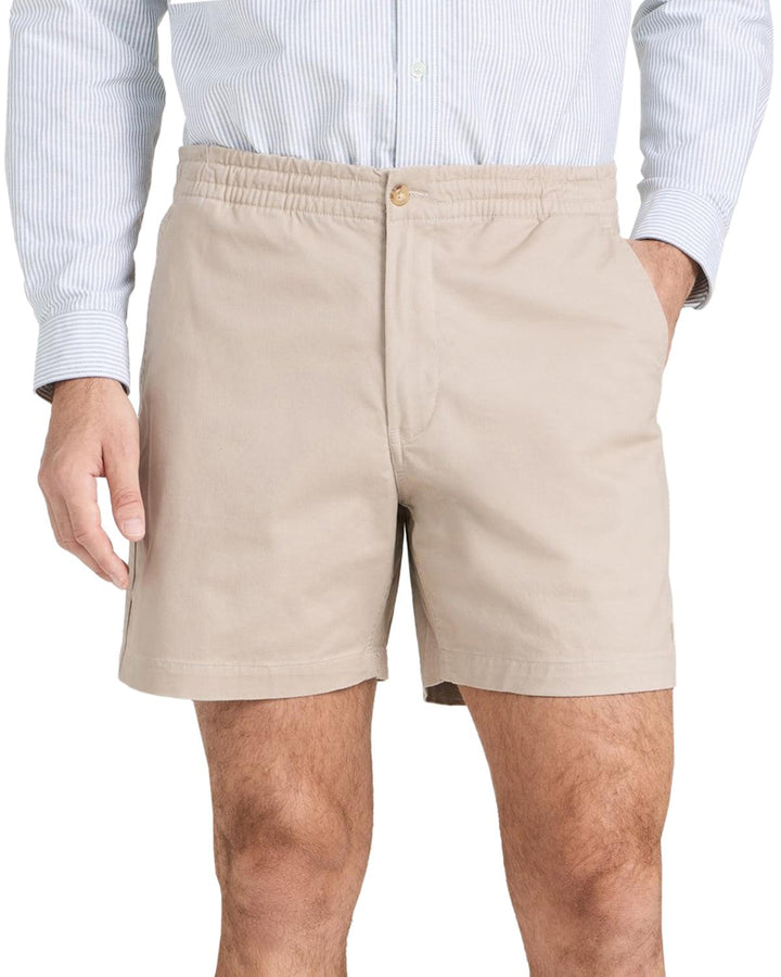 RALPH LAUREN MENS DRAWSTRING SHORTS STONE-Designer Outlet Sales