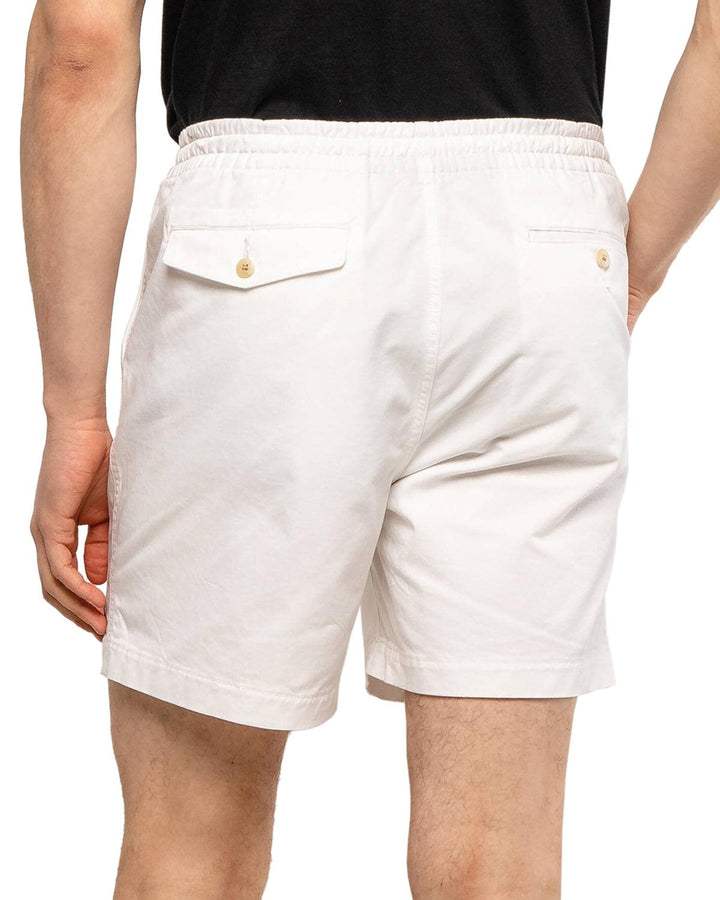 RALPH LAUREN MENS DRAWSTRING SHORTS WHITE-Designer Outlet Sales