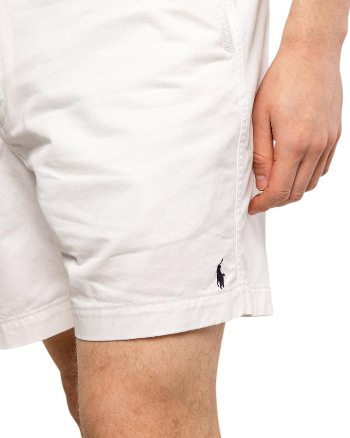 RALPH LAUREN MENS DRAWSTRING SHORTS WHITE-Designer Outlet Sales