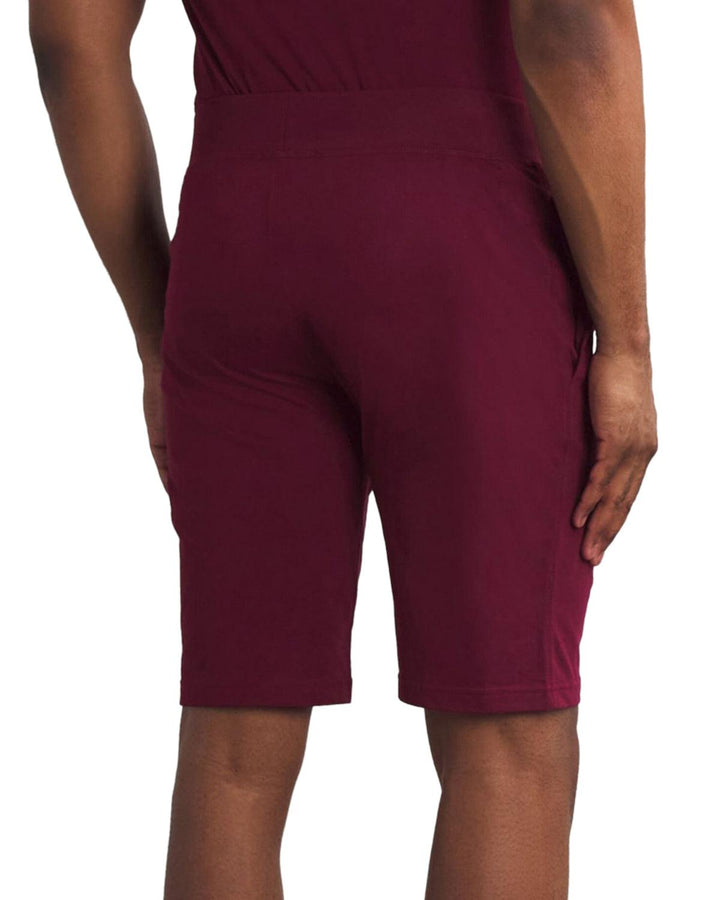 RALPH LAUREN MENS JERSEY SLEEP SHORTS BURGUNDY-Designer Outlet Sales