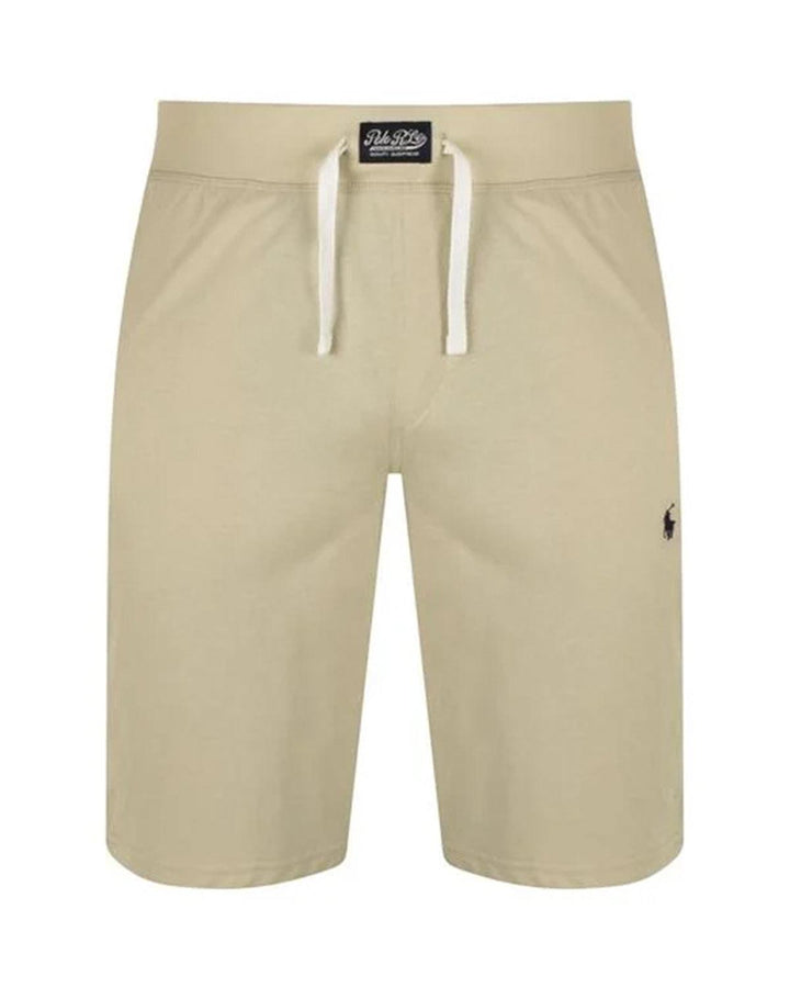 RALPH LAUREN MENS JERSEY SLEEP SHORTS NATURAL-Designer Outlet Sales