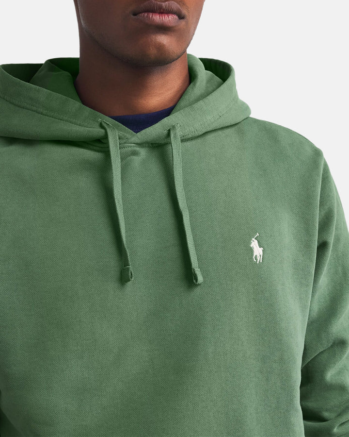 RALPH LAUREN MENS LOOPBACK FLEECE HOODIE FATIGUE-Designer Outlet Sales