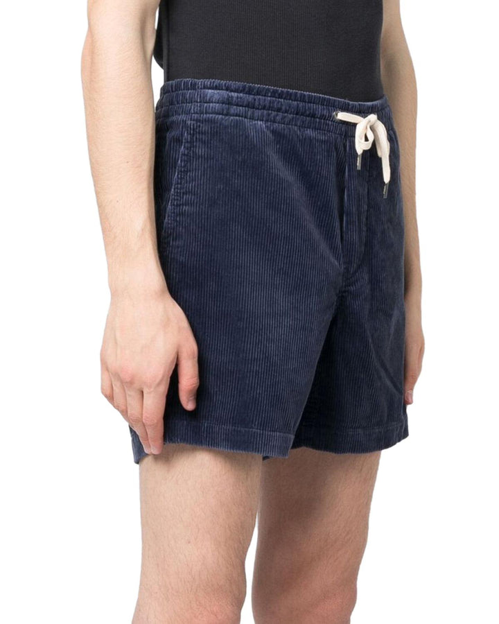 RALPH LAUREN MENS PREPSTER CORDUROY SHORTS BOSTON NAVY-Designer Outlet Sales