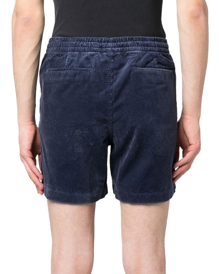 RALPH LAUREN MENS PREPSTER CORDUROY SHORTS BOSTON NAVY-Designer Outlet Sales