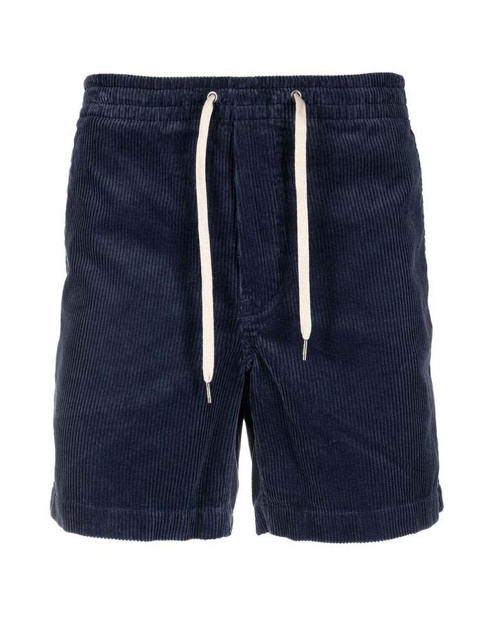 RALPH LAUREN MENS PREPSTER CORDUROY SHORTS BOSTON NAVY-Designer Outlet Sales