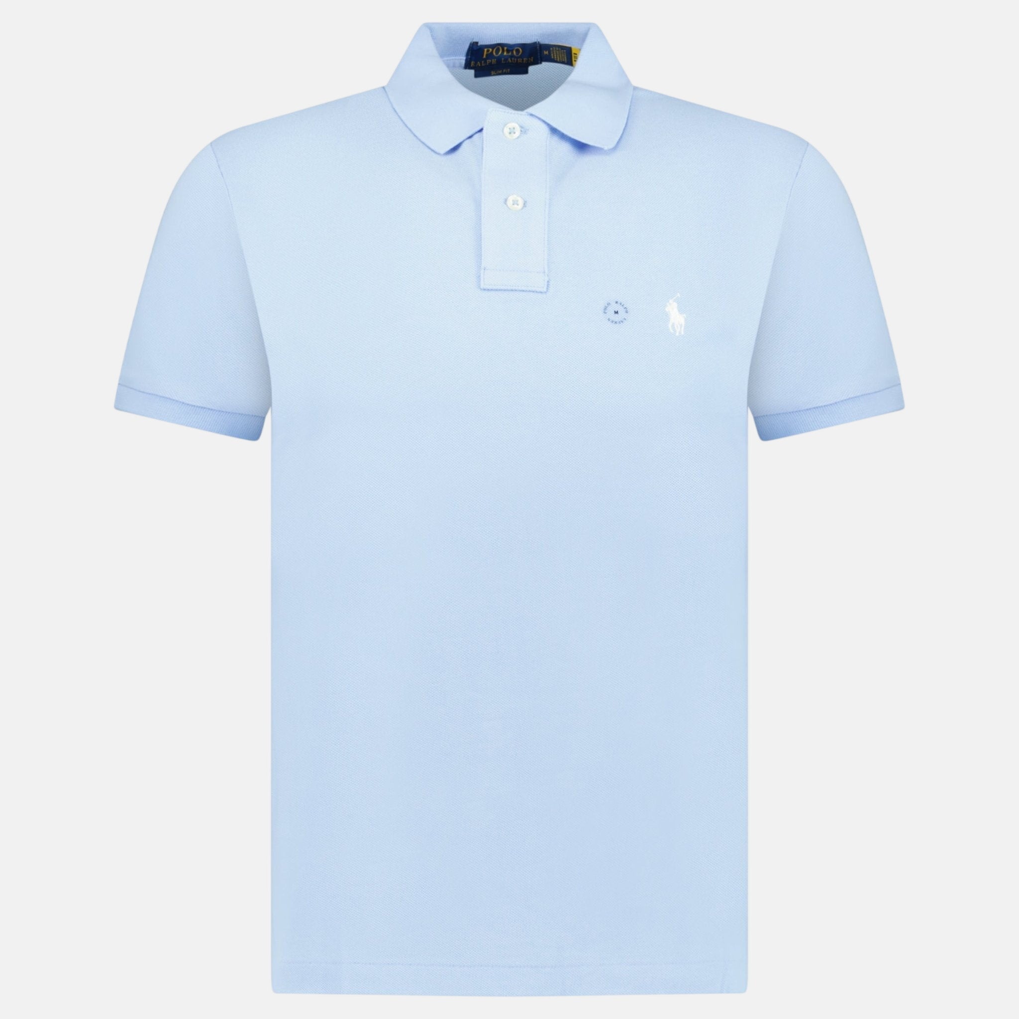 Ralph Lauren Mesh Slim Fit Polo Shirt Office Blue – F32 | Studio DOS by Designer Outlet Sales