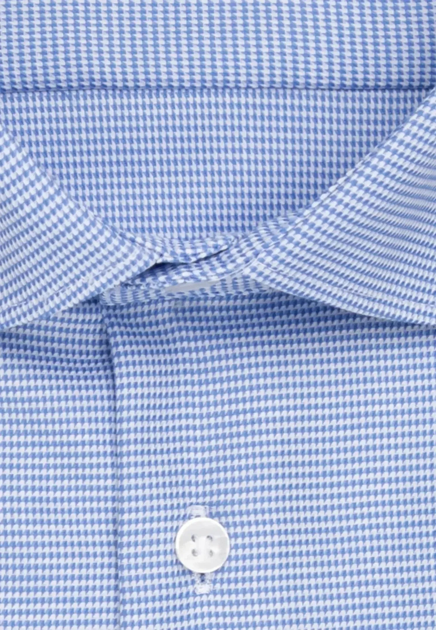 Seidensticker Mens Shaped Fit No Iron New Kent Structured Business Shirt Light Blue – 01.841960-13-37 | Studio DOS by Designer Outlet Sales