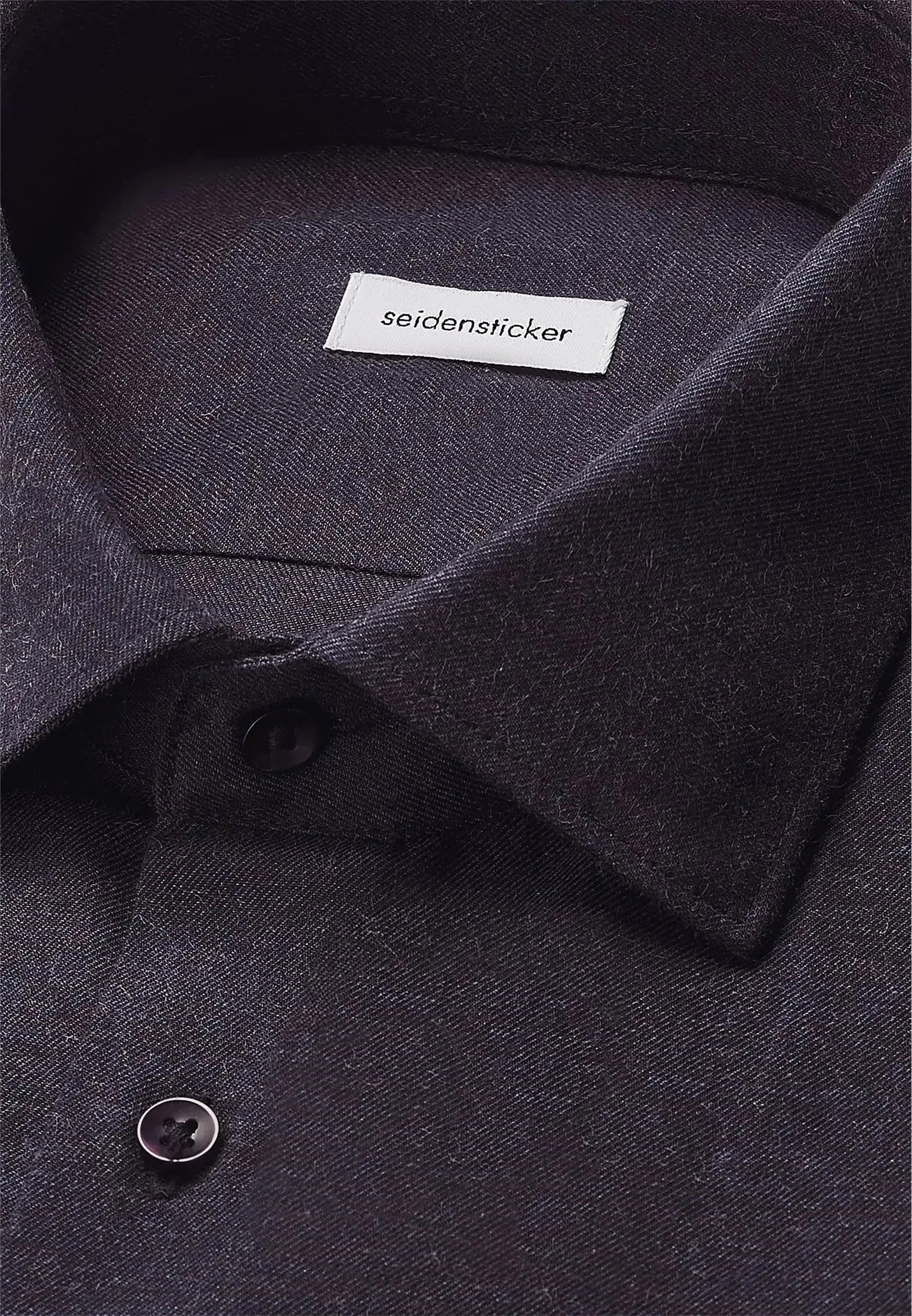Seidensticker Mens Slim Fit New Kent Flannel Shirt Dark Blue – 01.845321-18-38 | Studio DOS by Designer Outlet Sales