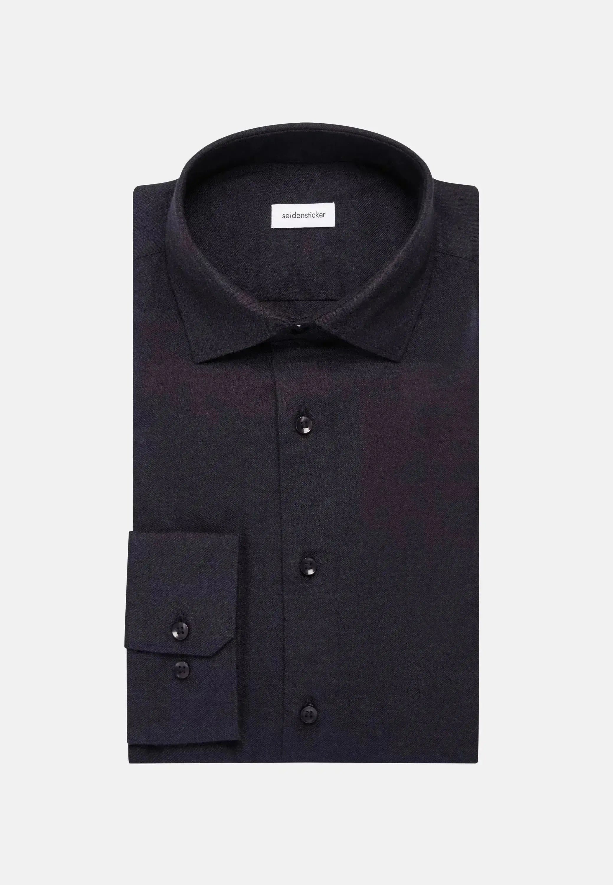 Seidensticker Mens Slim Fit New Kent Flannel Shirt Dark Blue – 01.845321-18-38 | Studio DOS by Designer Outlet Sales