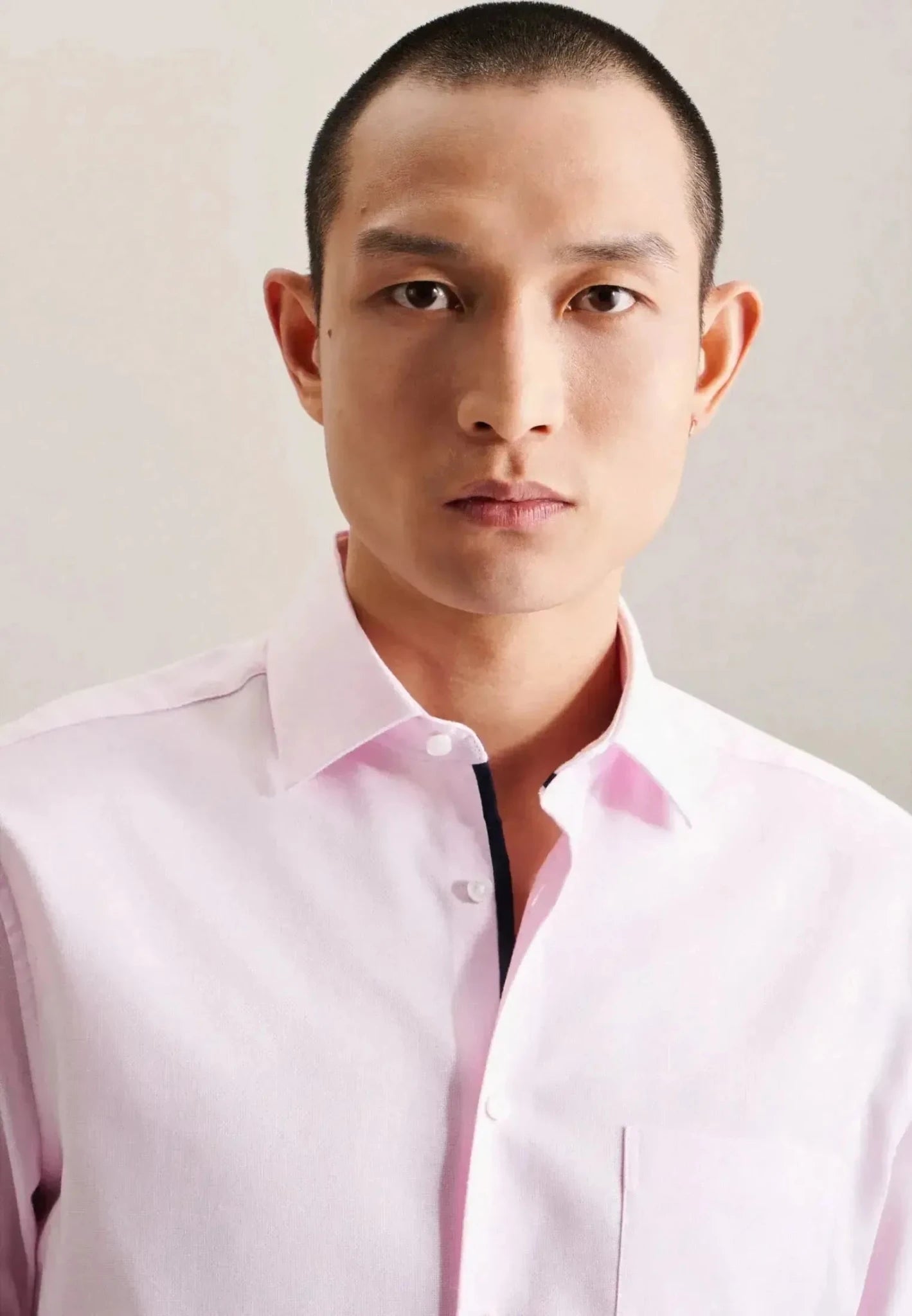 Seidensticker Regular Fit Business Kent Patch Structured Business Shirt Pink – 01.153730-41-38 | Studio DOS by Designer Outlet Sales