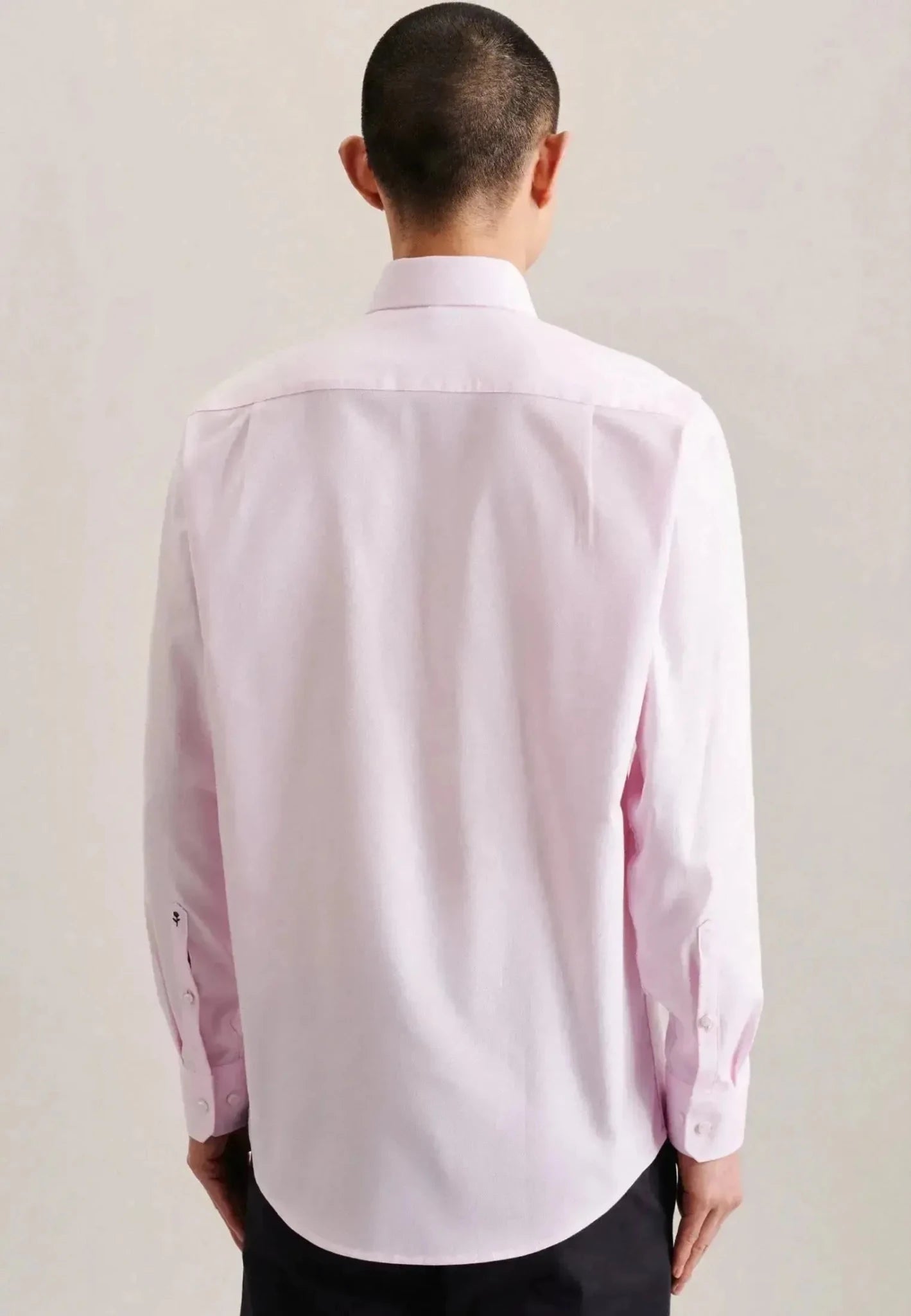 Seidensticker Regular Fit Business Kent Patch Structured Business Shirt Pink – 01.153730-41-38 | Studio DOS by Designer Outlet Sales