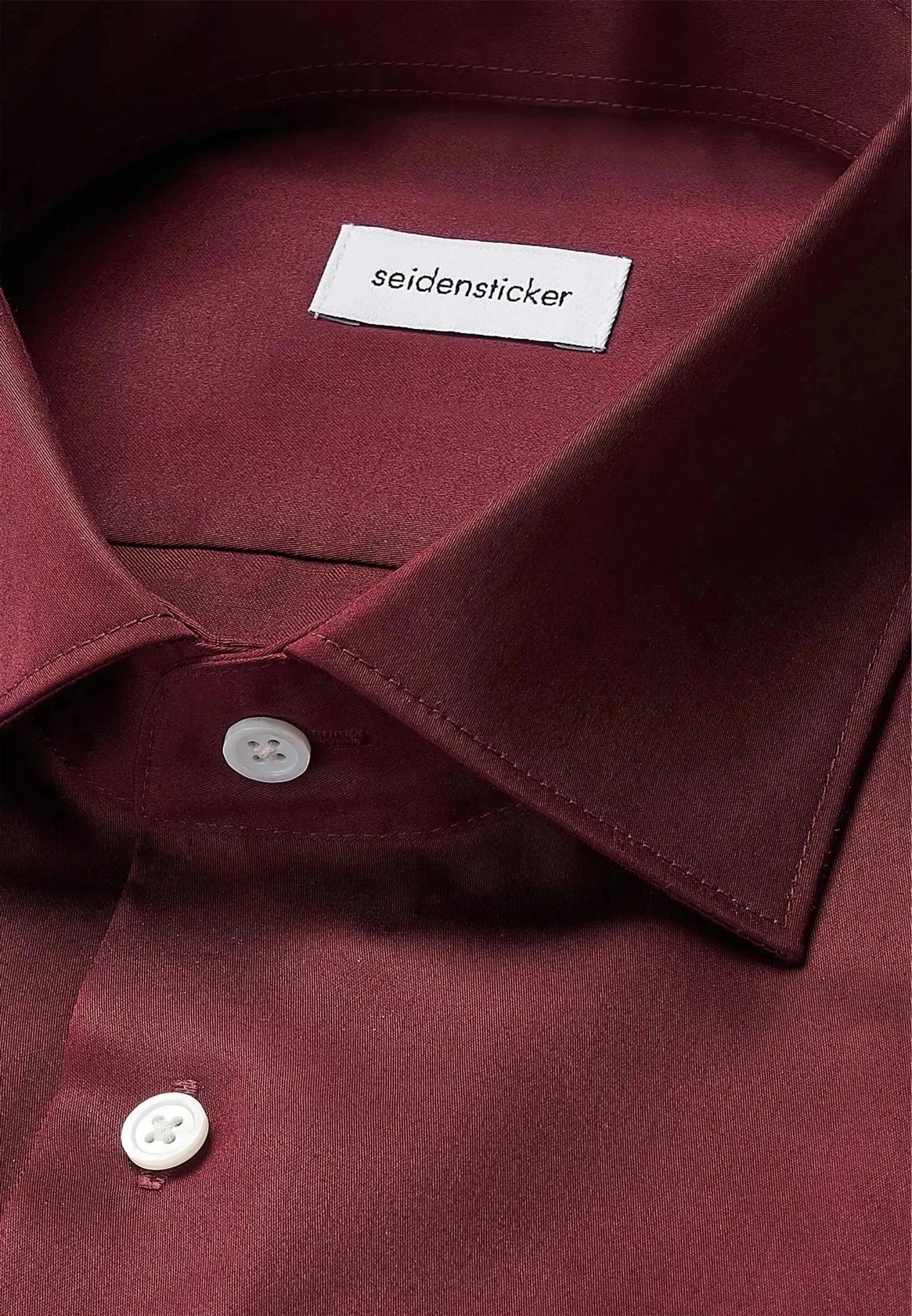 Seidensticker Shaped Fit Easy Iron New Kent Business Shirt Burgundy – 01.845070-49-38 | Studio DOS by Designer Outlet Sales
