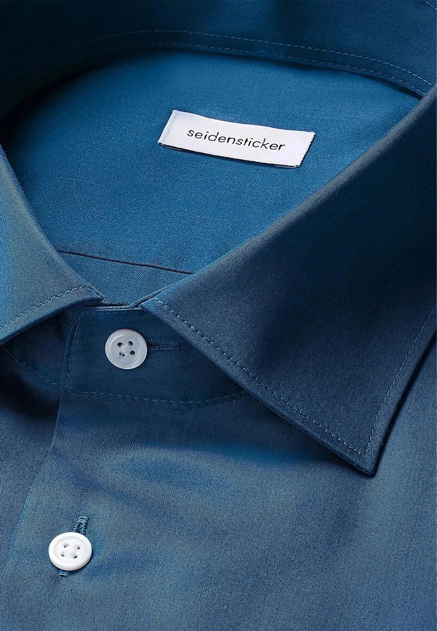 Seidensticker Shaped Fit Easy Iron New Kent Business Shirt Dark Teal – 01.845070-78-38 | Studio DOS by Designer Outlet Sales