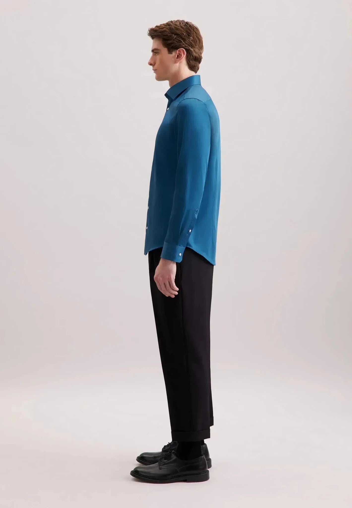 Seidensticker Shaped Fit Easy Iron New Kent Business Shirt Dark Teal – 01.845070-78-38 | Studio DOS by Designer Outlet Sales