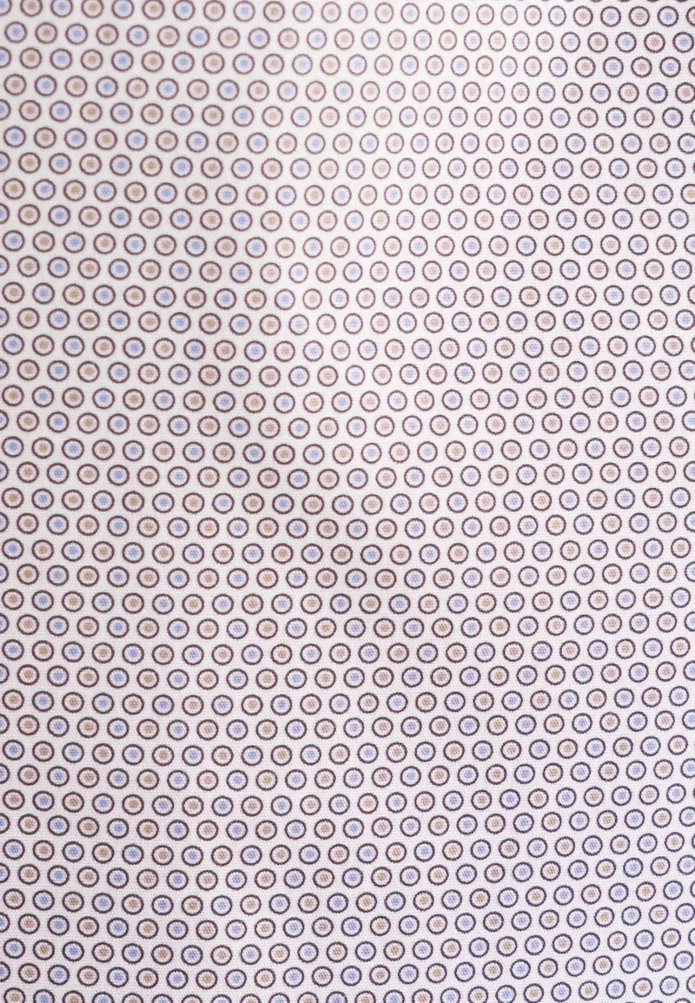 Seidensticker Slim Fit Business Kent Print Pattern Business Shirt Beige – 01.646460-06-37 | Studio DOS by Designer Outlet Sales