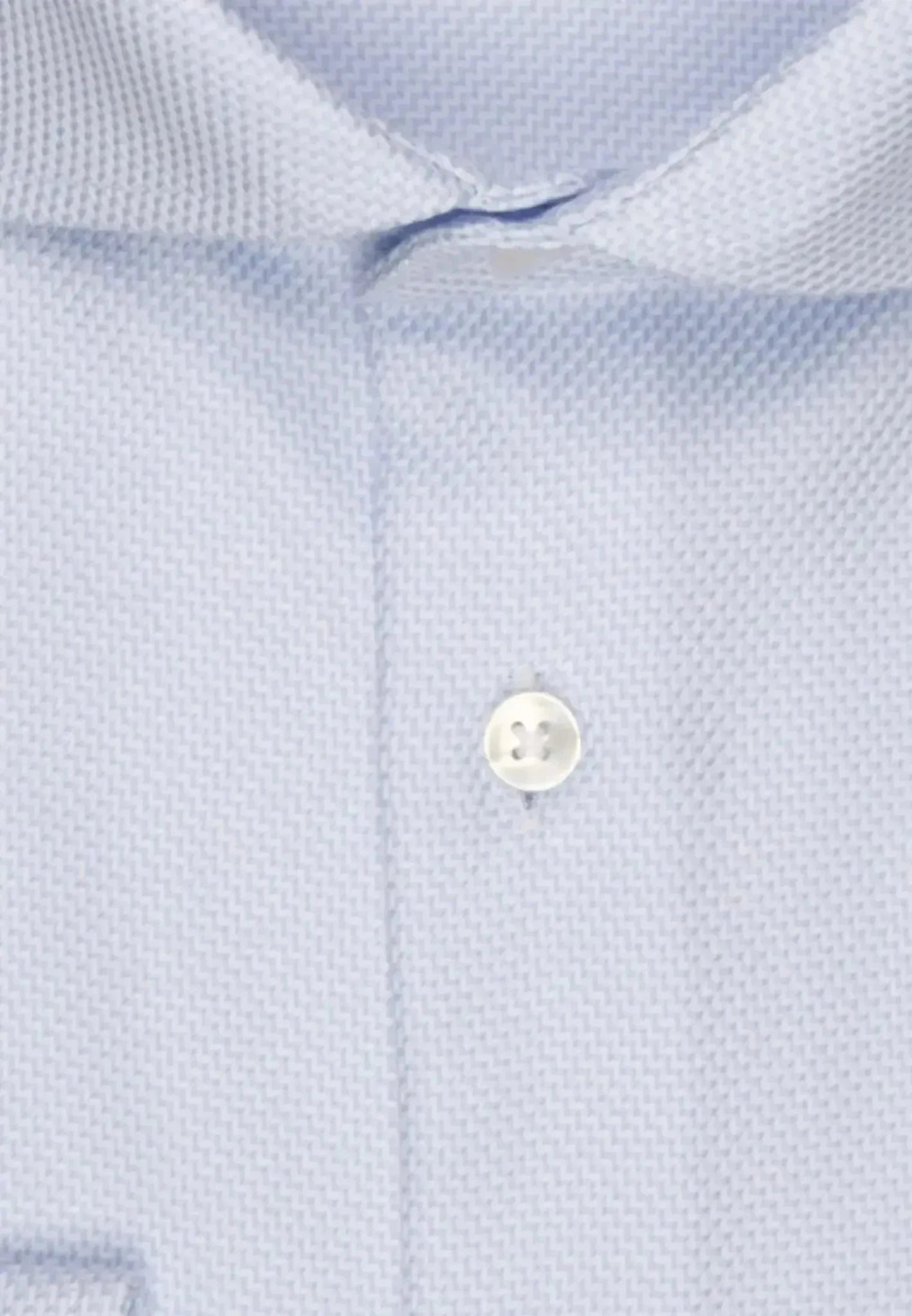 Seidensticker Slim Fit No Iron Spread Kent Structured Business Shirt Light Blue – 01.645657-10-37 | Studio DOS by Designer Outlet Sales
