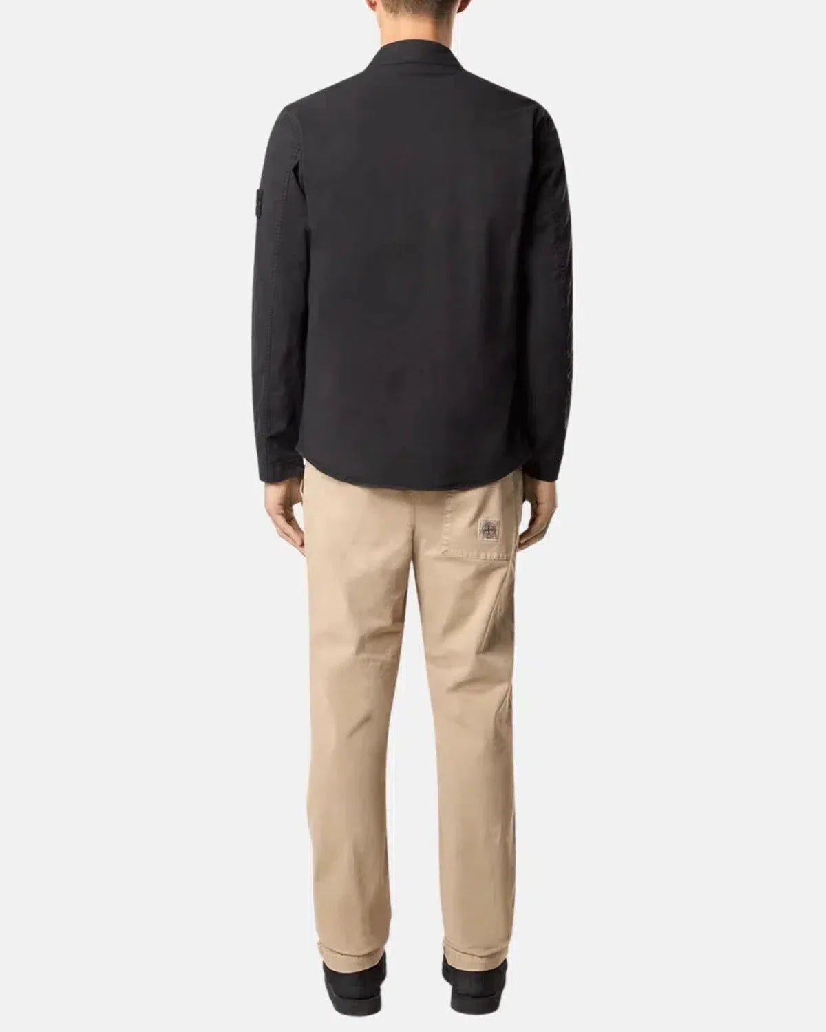 STONE ISLAND 1200033 SUPIMA COTTON TWILL STRETCH - TC OVERSHIRT BLACK – STONE-ISLAND-K1S151200033-S0010-V0029-M | Studio DOS by Designer Outlet Sales