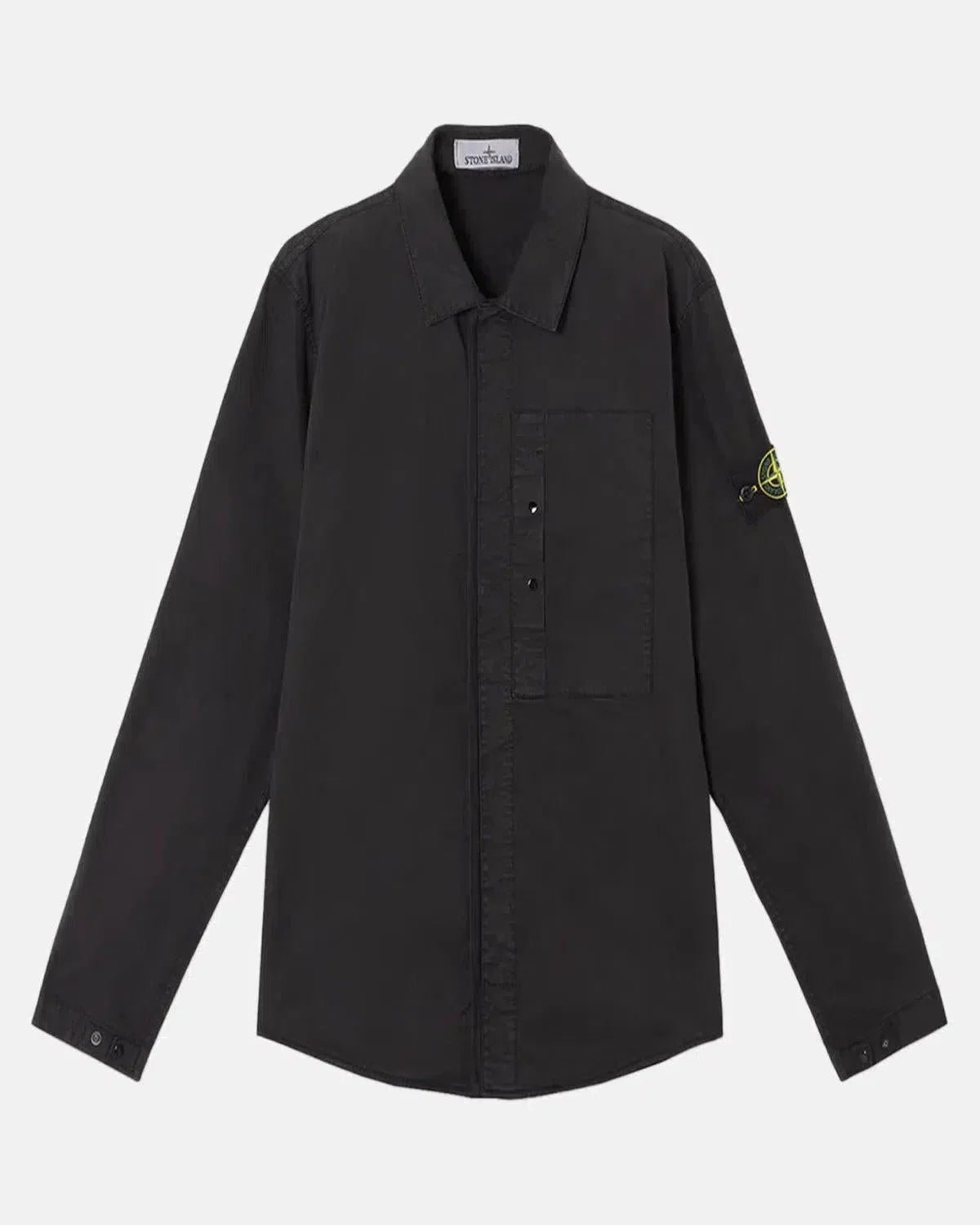 STONE ISLAND 1200033 SUPIMA COTTON TWILL STRETCH - TC OVERSHIRT BLACK – STONE-ISLAND-K1S151200033-S0010-V0029-M | Studio DOS by Designer Outlet Sales