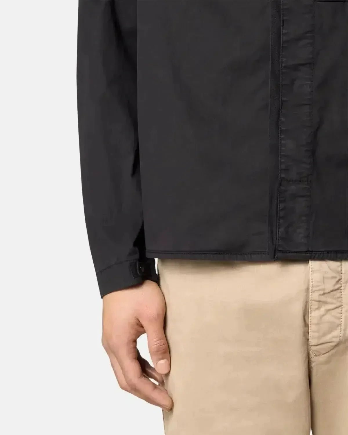 STONE ISLAND 1200033 SUPIMA COTTON TWILL STRETCH - TC OVERSHIRT BLACK – STONE-ISLAND-K1S151200033-S0010-V0029-S | Studio DOS by Designer Outlet Sales