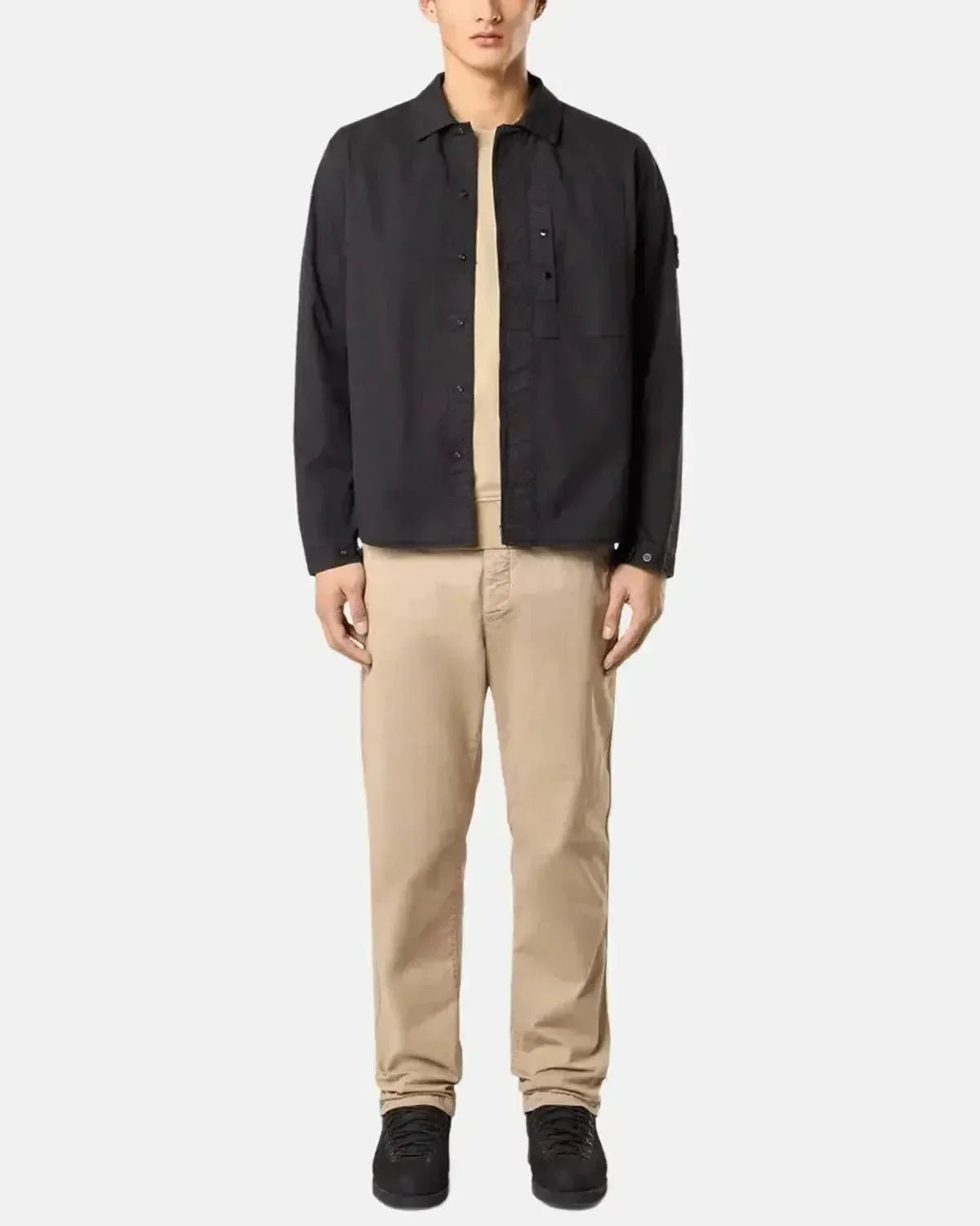 STONE ISLAND 1200033 SUPIMA COTTON TWILL STRETCH - TC OVERSHIRT BLACK – STONE-ISLAND-K1S151200033-S0010-V0029-S | Studio DOS by Designer Outlet Sales