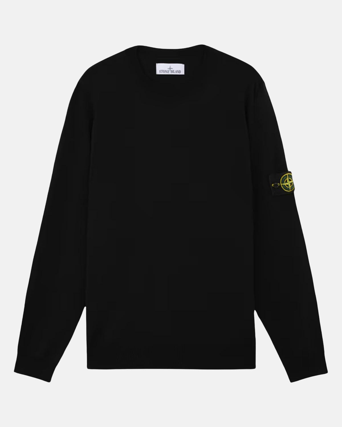 STONE ISLAND 510C4 LIGHT PURE RWS WOOL KNIT BLACK – STONE-ISLAND-510C4-V0029-S | Studio DOS by Designer Outlet Sales