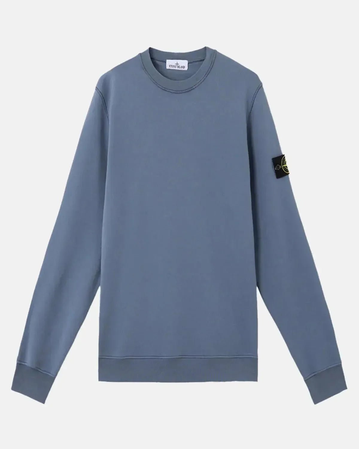 STONE ISLAND 6100044 ORGANIC COTTON FLEECE SWEATSHIRT AVIO BLUE – STONE-ISLAND-K1S156100044-S0051-V0024-M | Studio DOS by Designer Outlet Sales