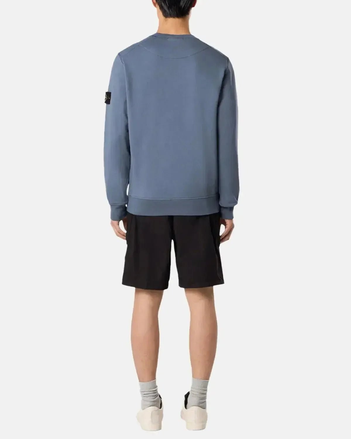 STONE ISLAND 6100044 ORGANIC COTTON FLEECE SWEATSHIRT AVIO BLUE – STONE-ISLAND-K1S156100044-S0051-V0024-M | Studio DOS by Designer Outlet Sales