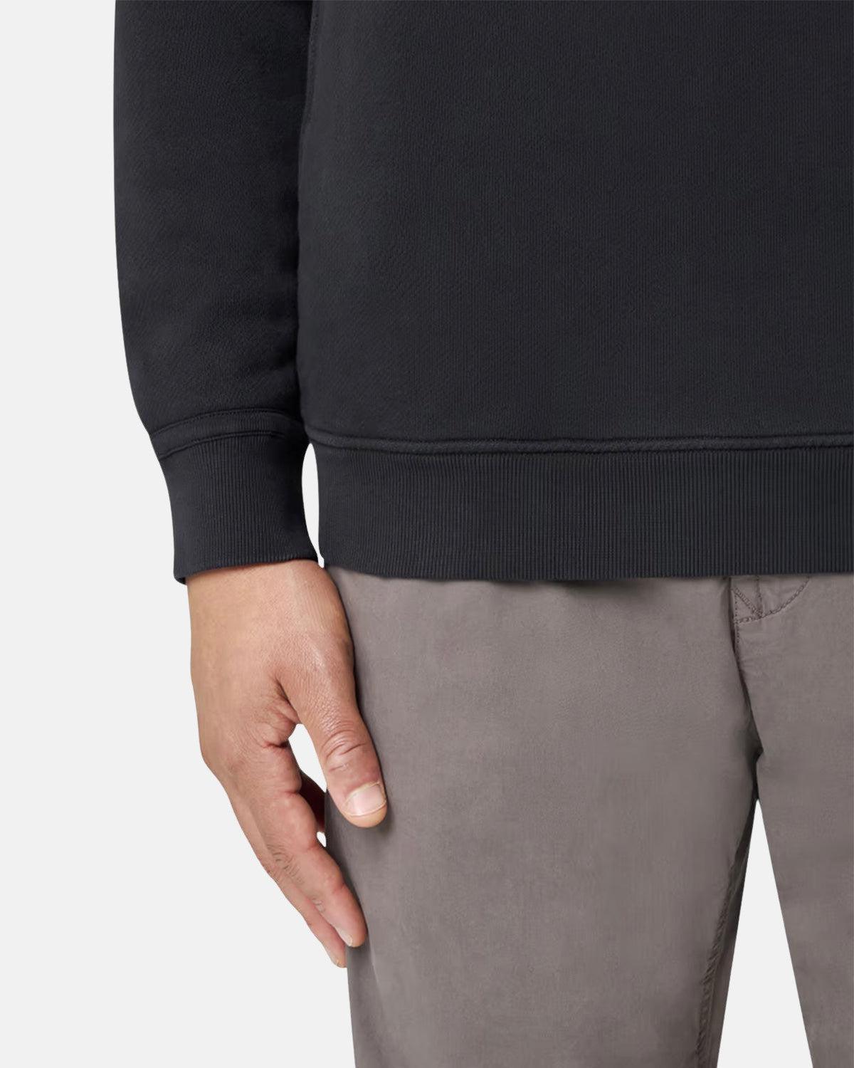 STONE ISLAND 61241 ORGANIC DIAGONAL FLEECE OLD EFFECT SWEATSHIRT BLACK – STONE-ISLAND-61241-V0129-S | Studio DOS by Designer Outlet Sales