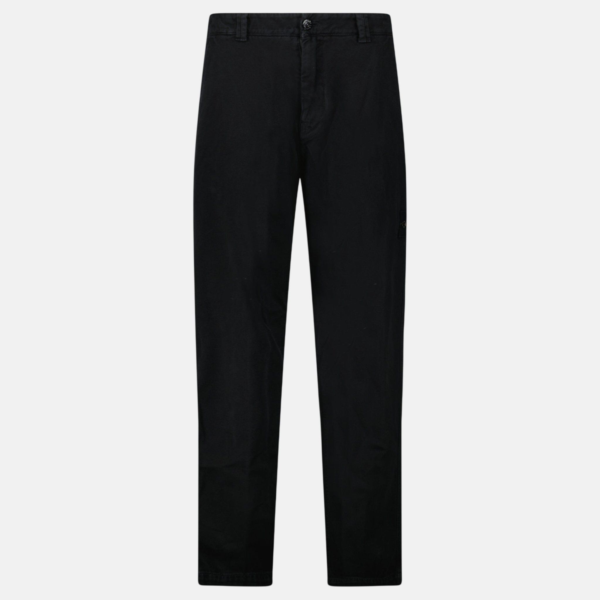 Stone Island Broken Twill ‘Old’ Effect Cargo Pants Black – A14 | Studio DOS by Designer Outlet Sales