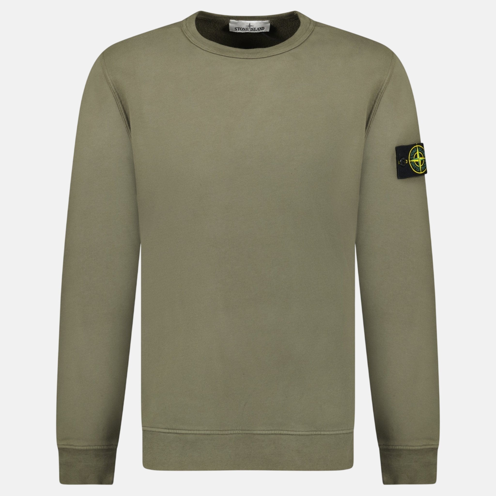 Stone Island Brushed Organic Cotton Sweatshirt Walnut Brown – O12 | Studio DOS by Designer Outlet Sales