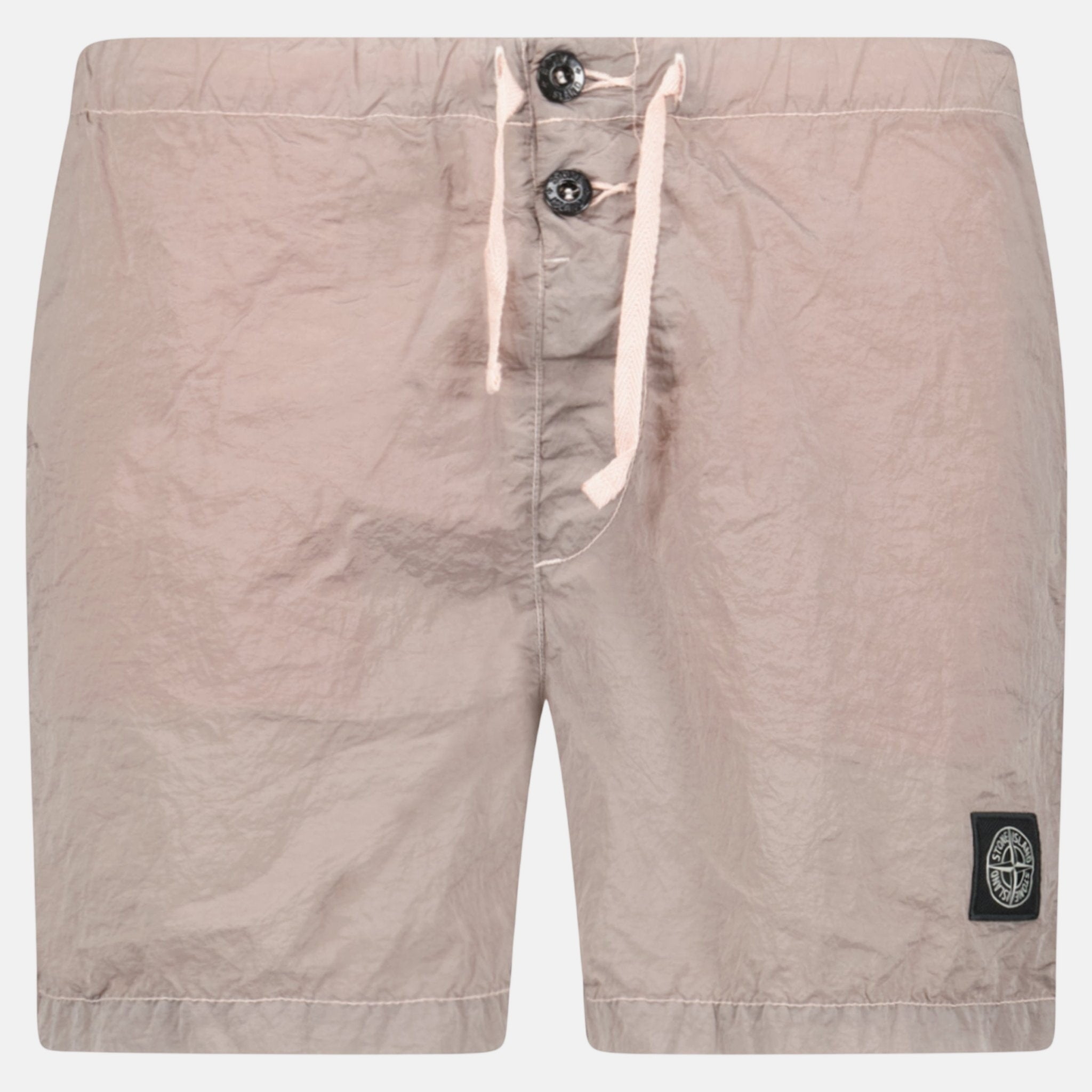Stone Island Compass Button Chrome Swim Shorts Antique Rose – F7 | Studio DOS by Designer Outlet Sales
