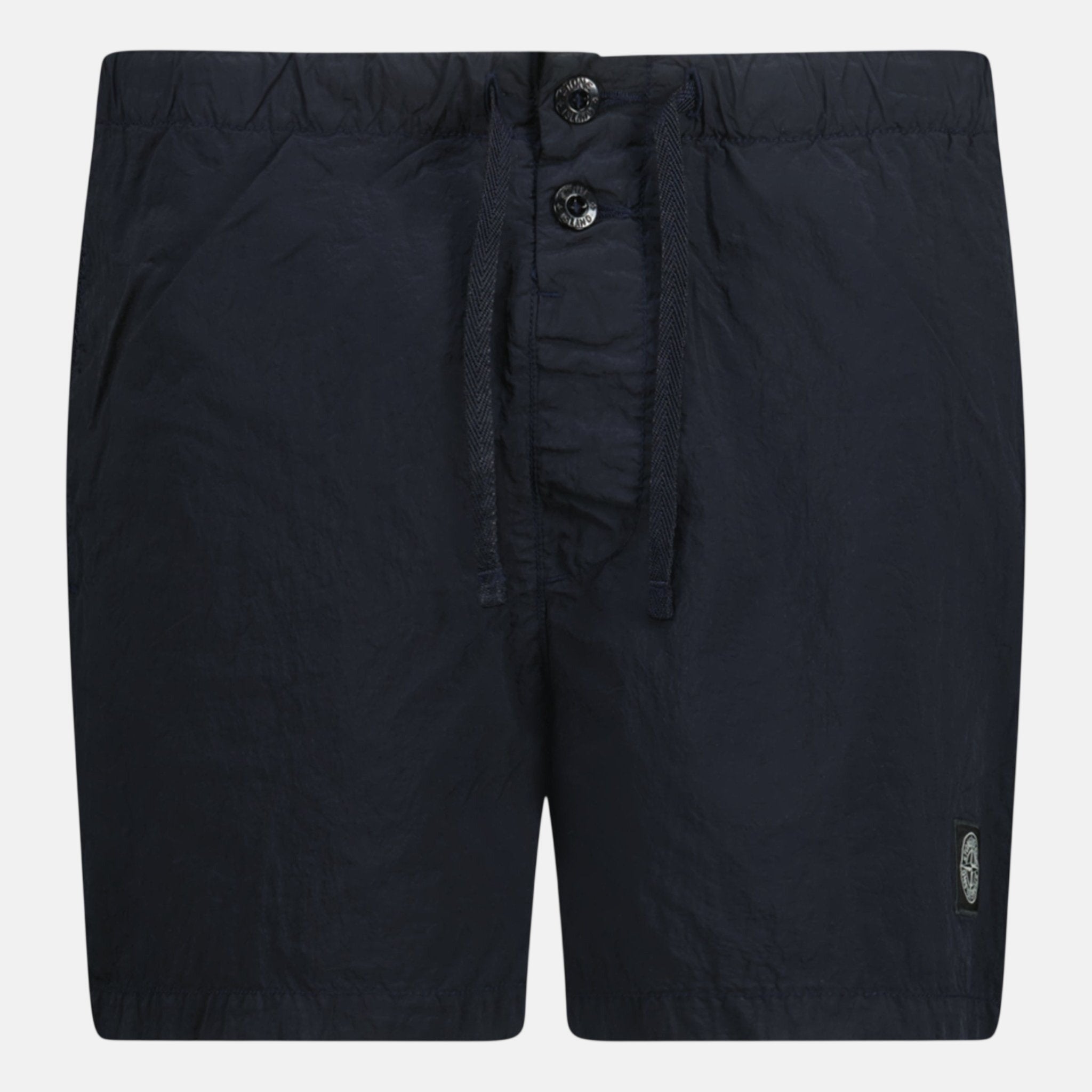 Stone Island Compass Button Chrome Swim Shorts Navy – F4 | Studio DOS by Designer Outlet Sales