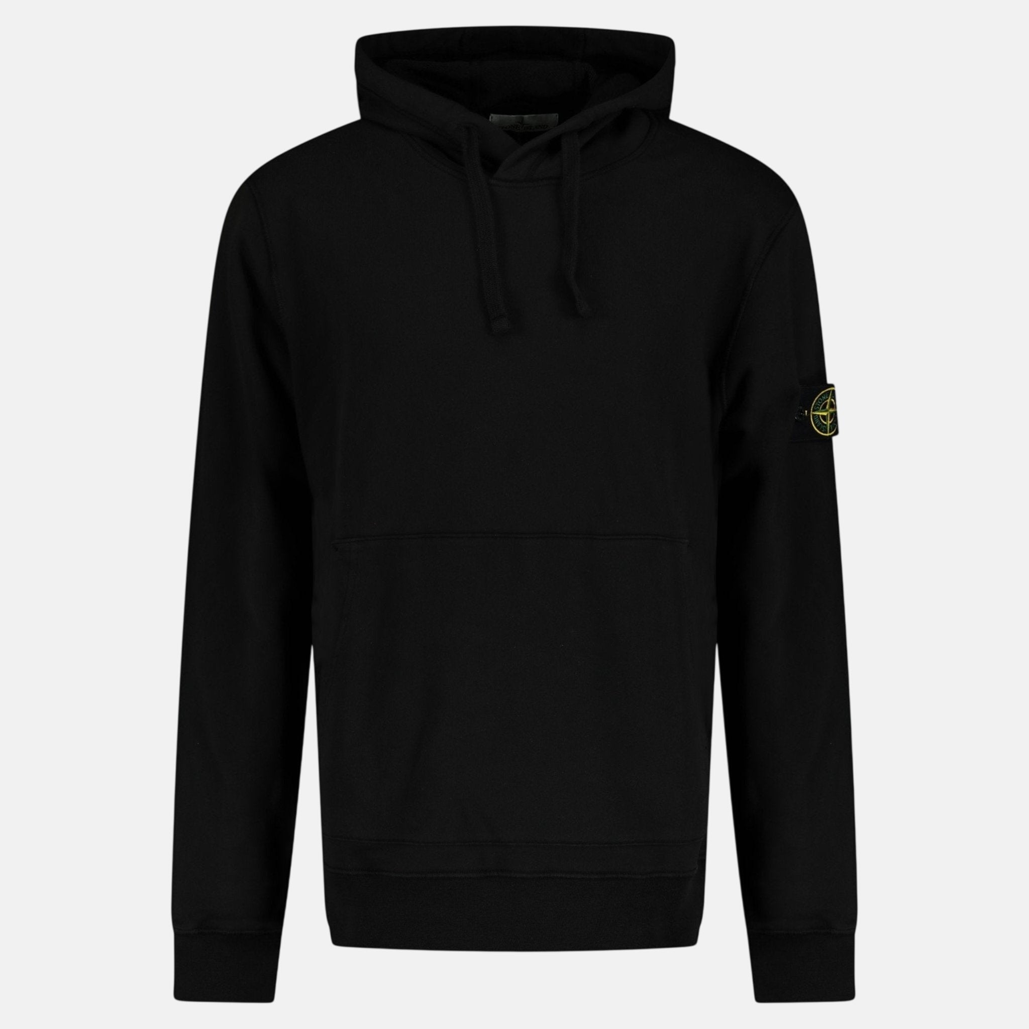 Stone Island Cotton Hoodie Sweatshirt Black – F40 | Studio DOS by Designer Outlet Sales