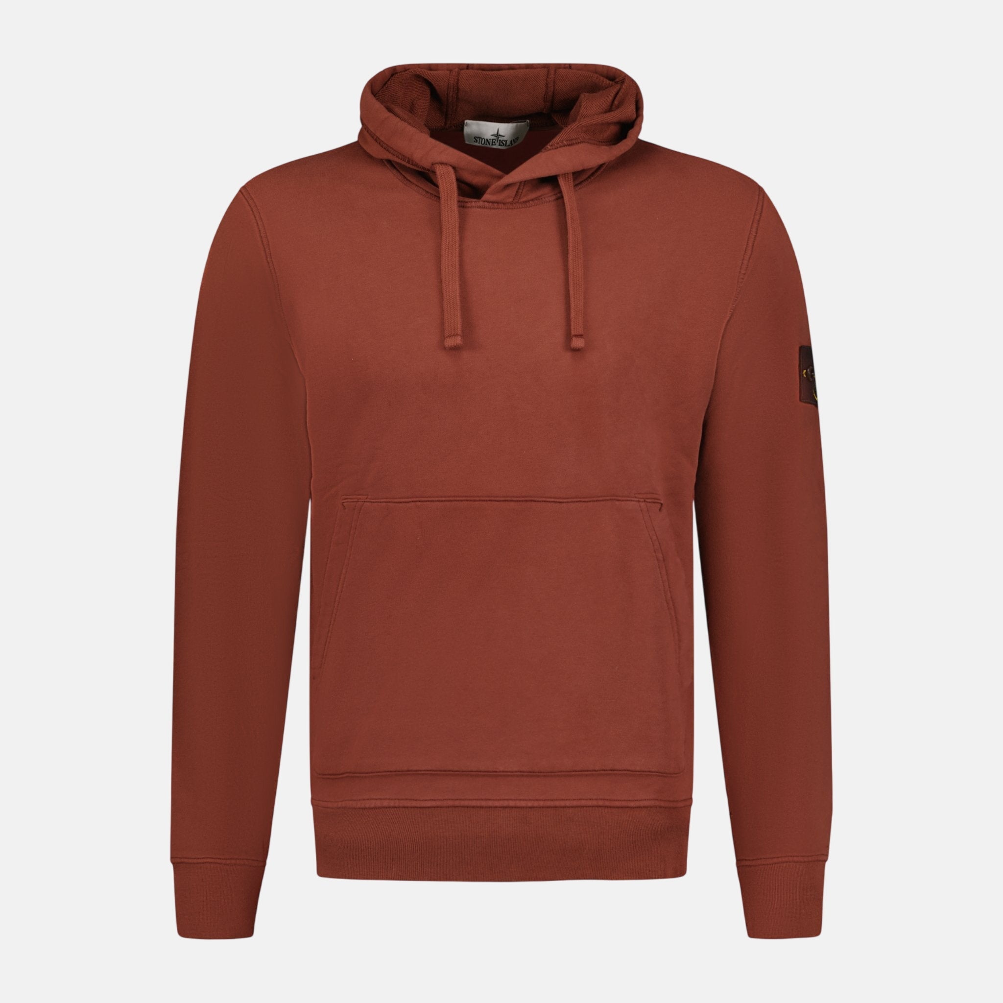 Stone Island Cotton Hoodie Sweatshirt Maroon – C73 | Studio DOS by Designer Outlet Sales