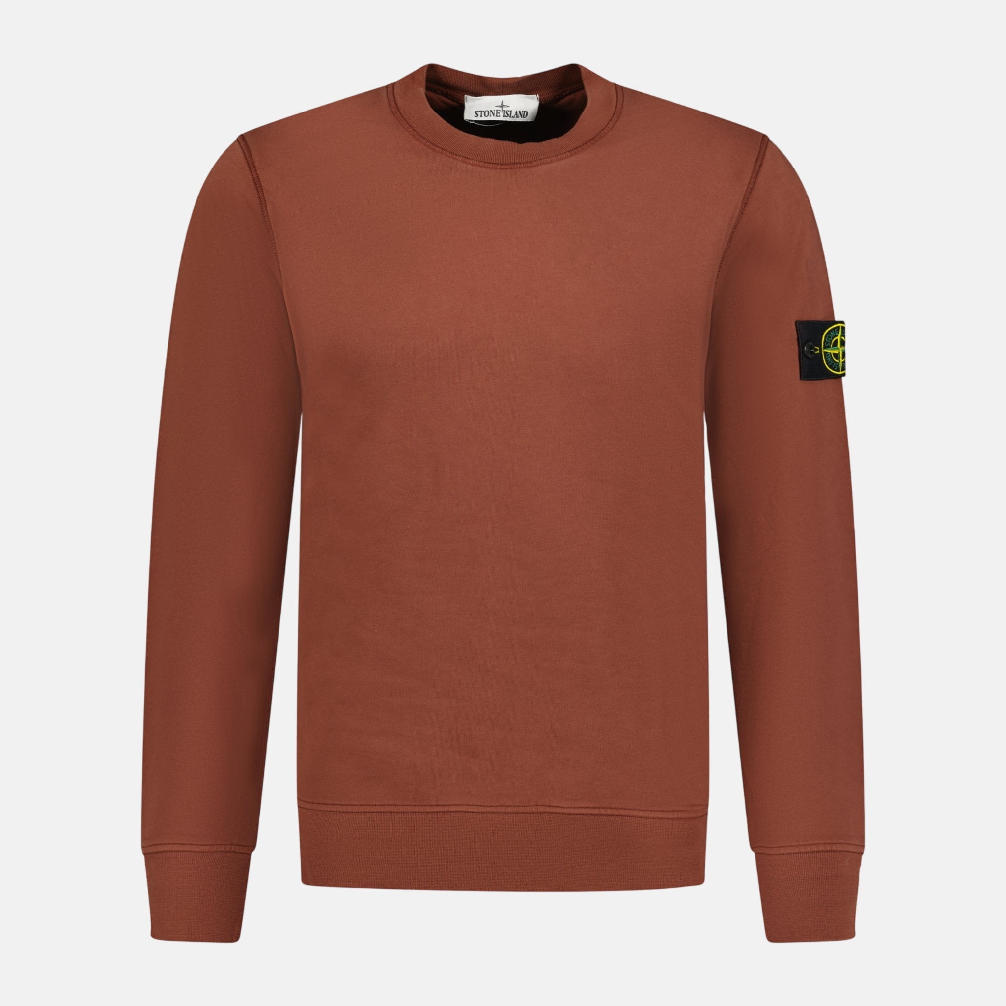 Stone Island Crewneck Sweatshirt Maroon – A68 | Studio DOS by Designer Outlet Sales