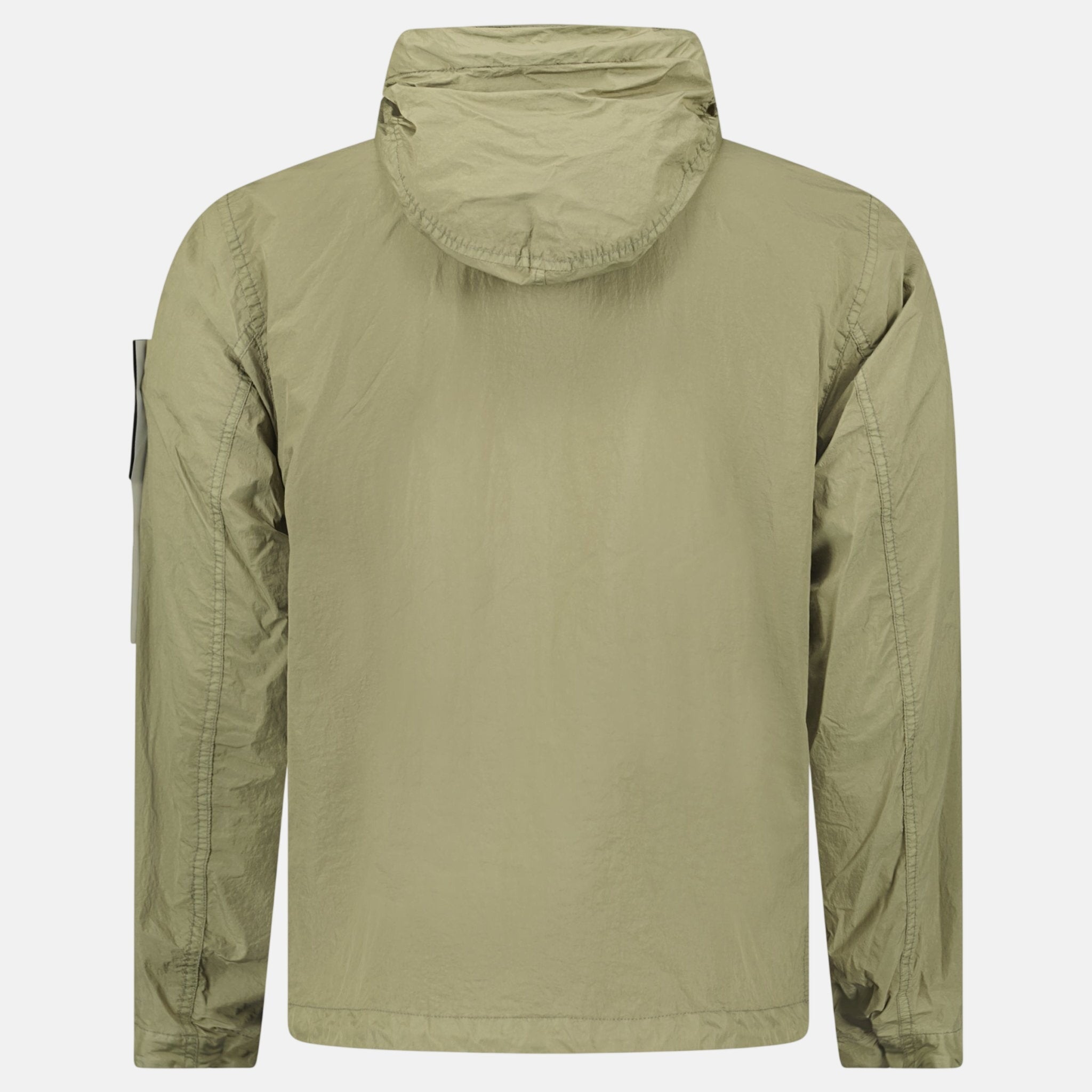 Stone Island Crinkle Reps NY Hooded Jacket Military Green – sku-57813829517693 | Studio DOS by Designer Outlet Sales
