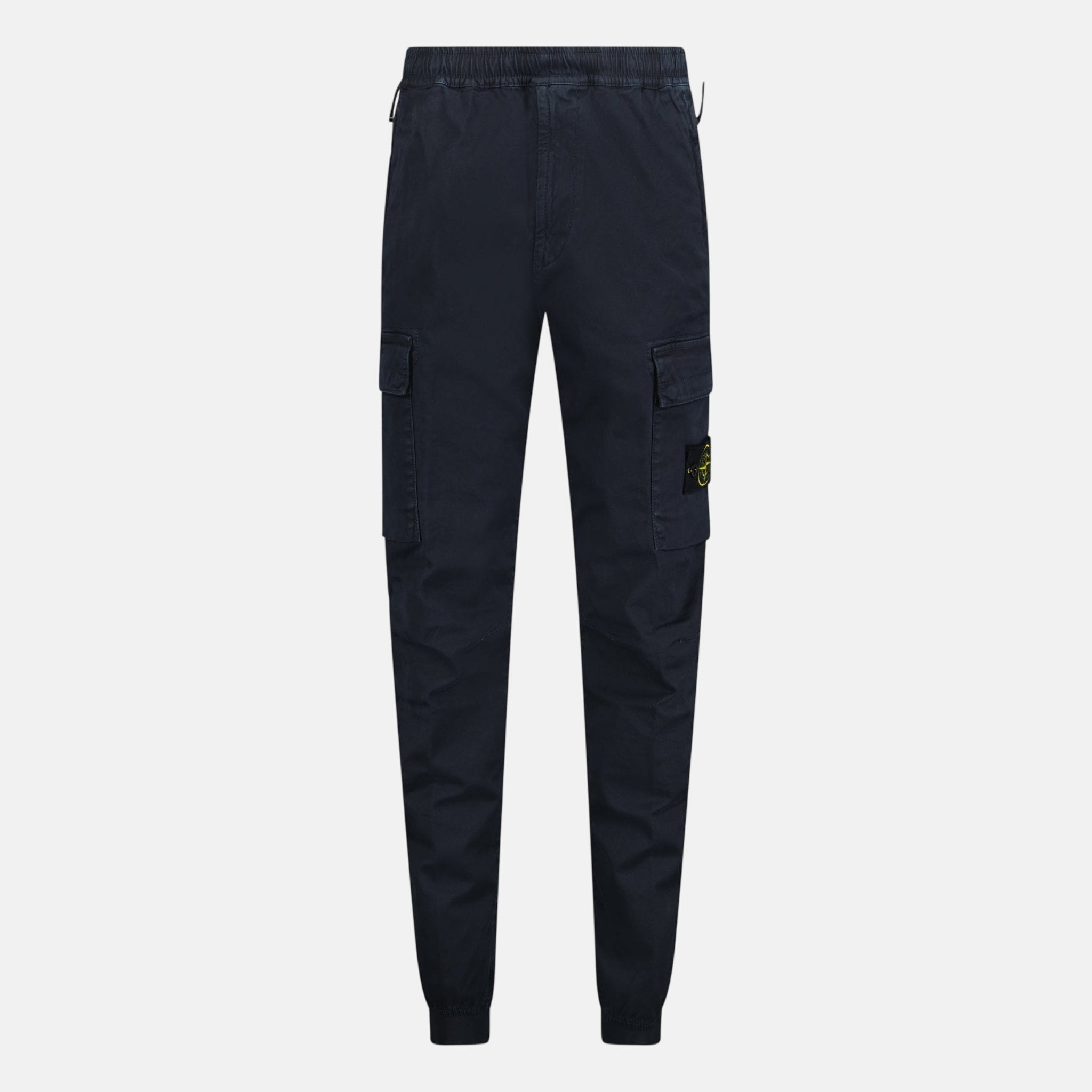 Stone Island Cuffed Cargo Trousers Navy – C3 | Studio DOS by Designer Outlet Sales