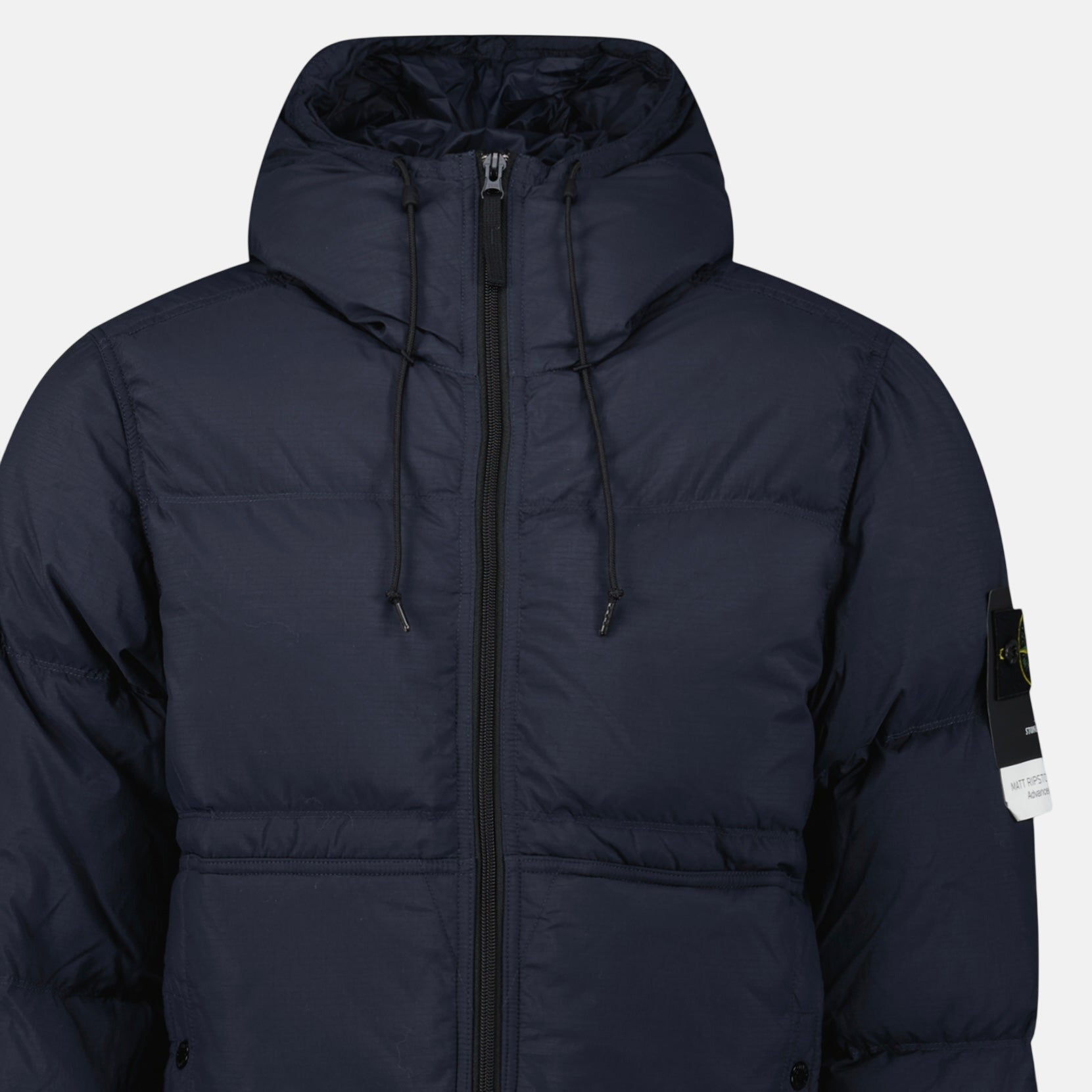 Stone Island Down Matte Ripstop Cordura® Advanced Fabric Parka Navy – Rail 5 U | Studio DOS by Designer Outlet Sales