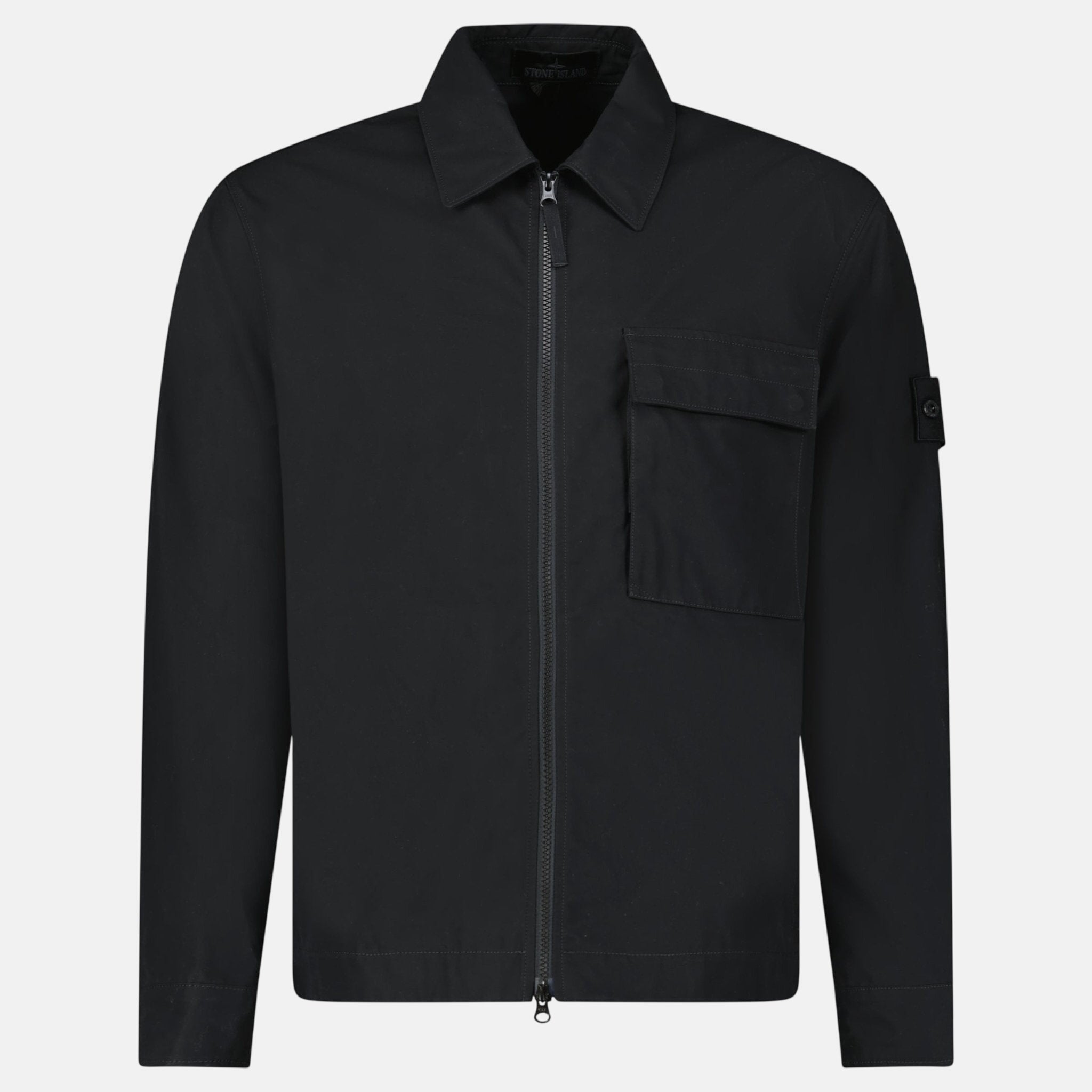 Stone Island Ghost Series Comfort - Fit Overshirt Black – Rail 5 U | Studio DOS by Designer Outlet Sales