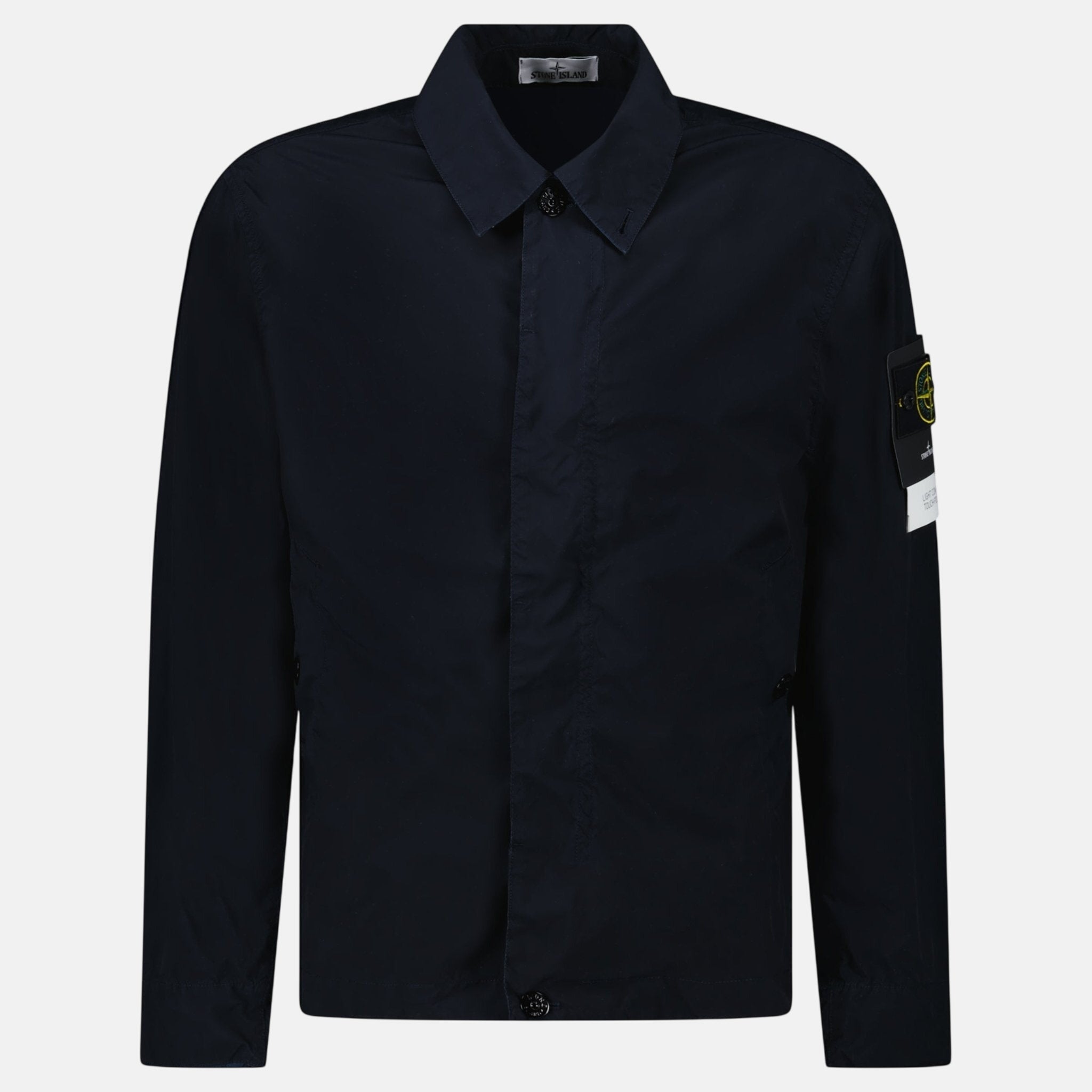 Stone Island Light Compact Jacket Navy – Rail 4 | Studio DOS by Designer Outlet Sales