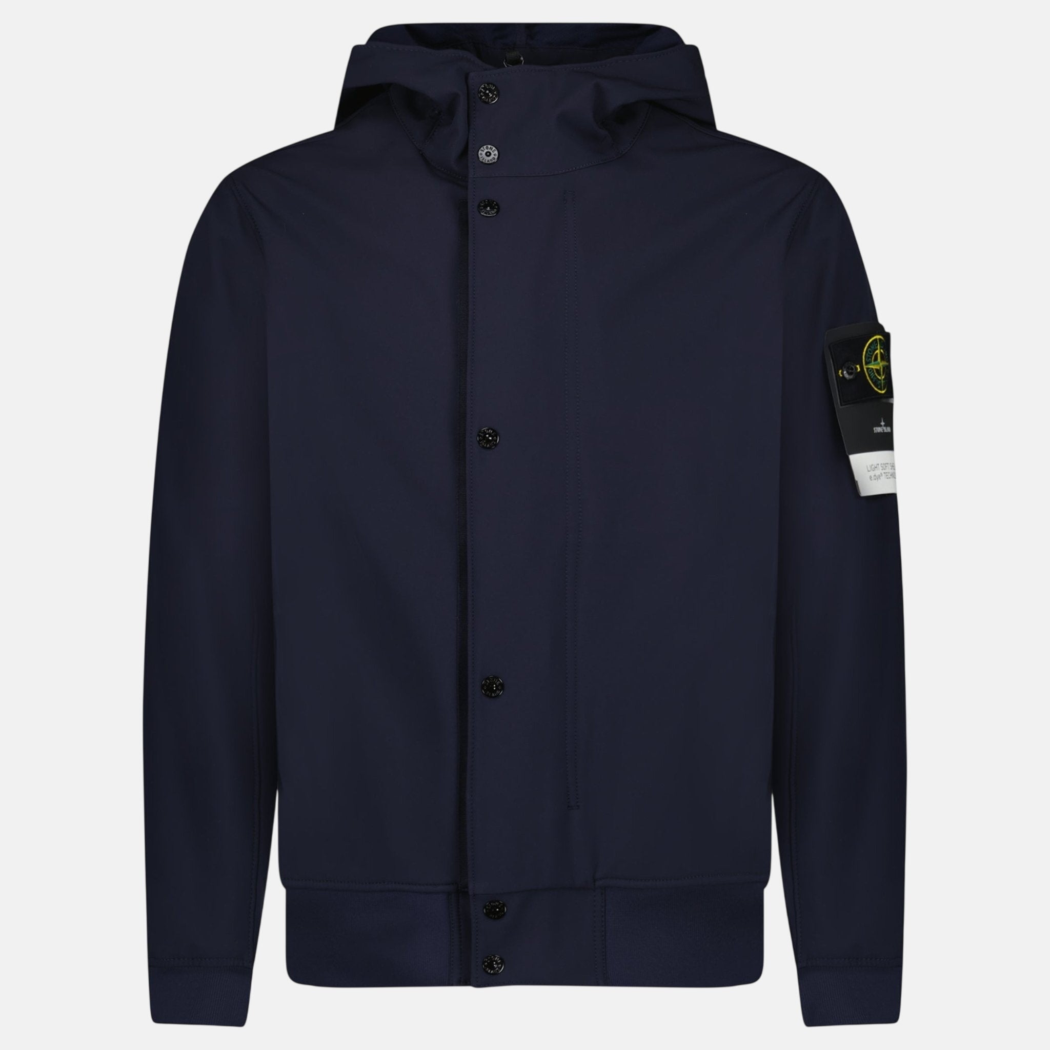 Stone Island Light Soft Shell - R E.Dye Jacket Navy – G Rail | Studio DOS by Designer Outlet Sales